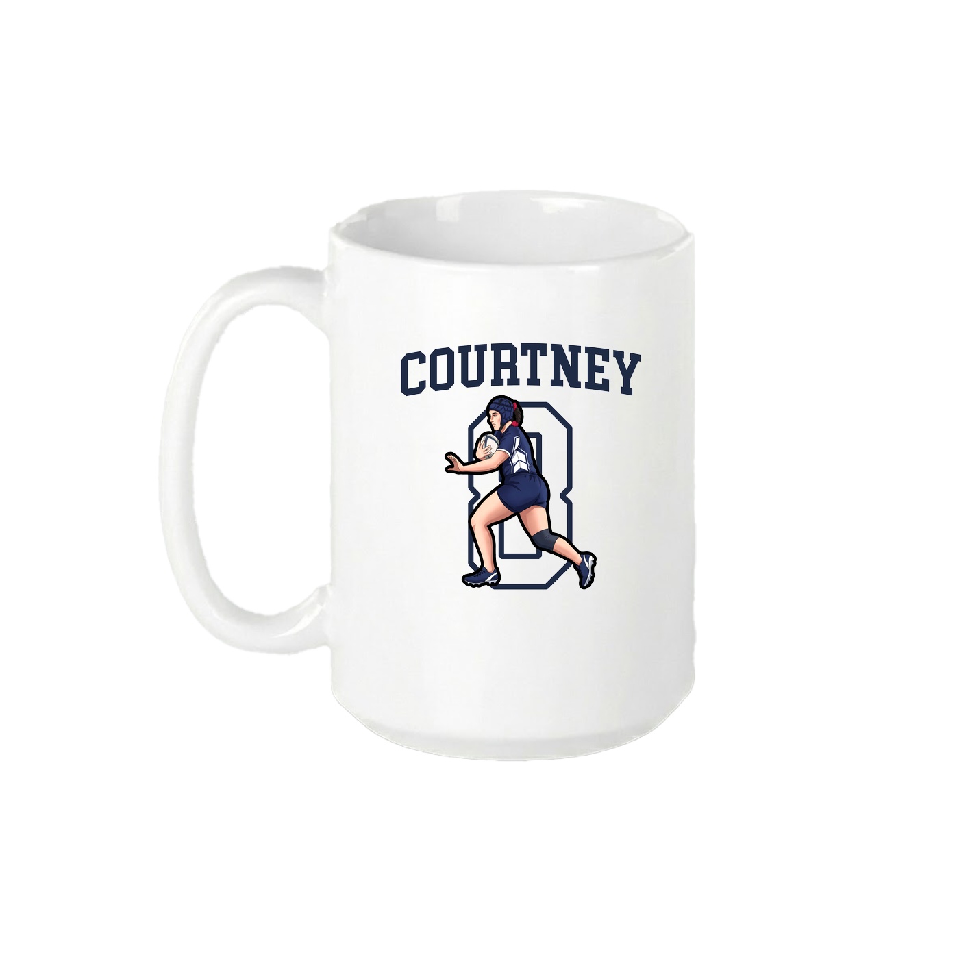 15oz Coffee Mug — Shirsey in White