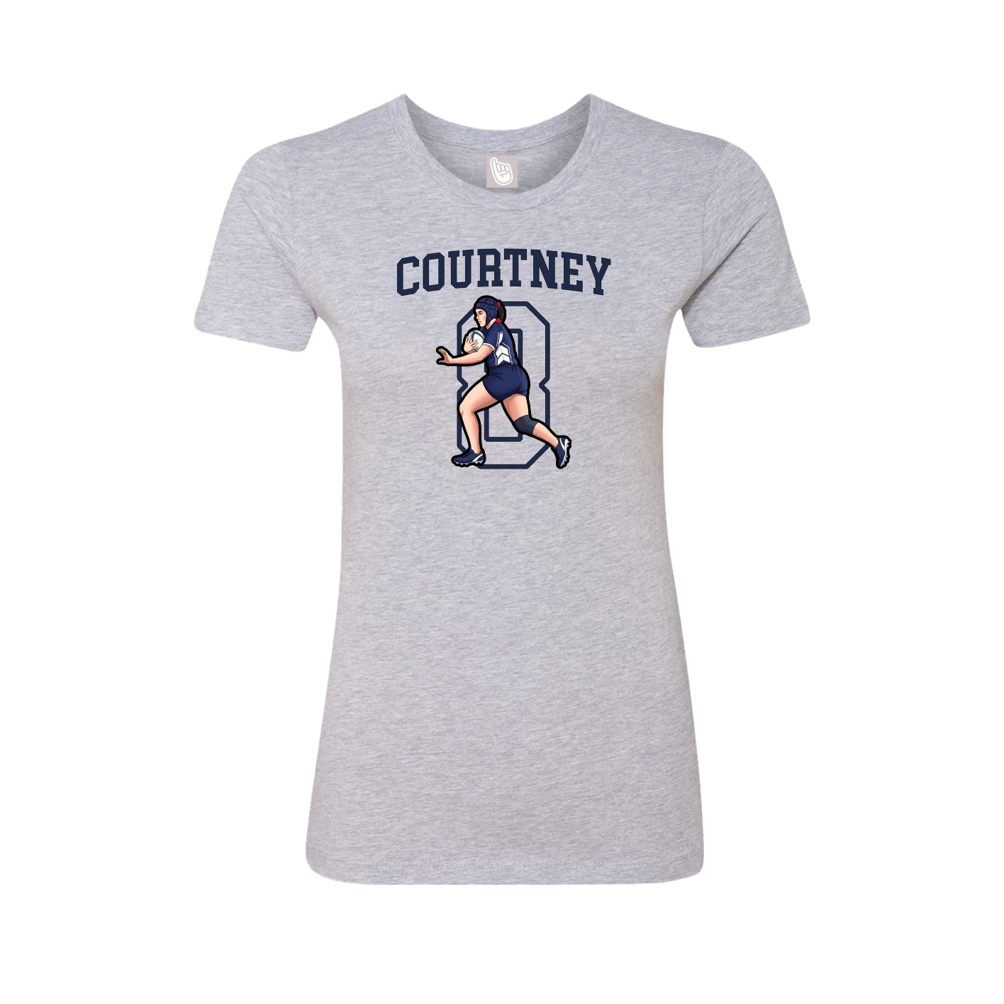 Fitted Women's Tee — Shirsey in Grey