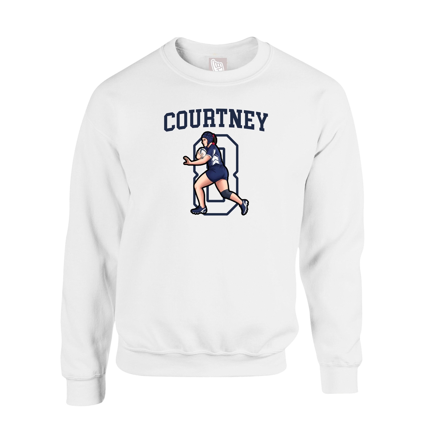 Fleece Crew — Shirsey in White
