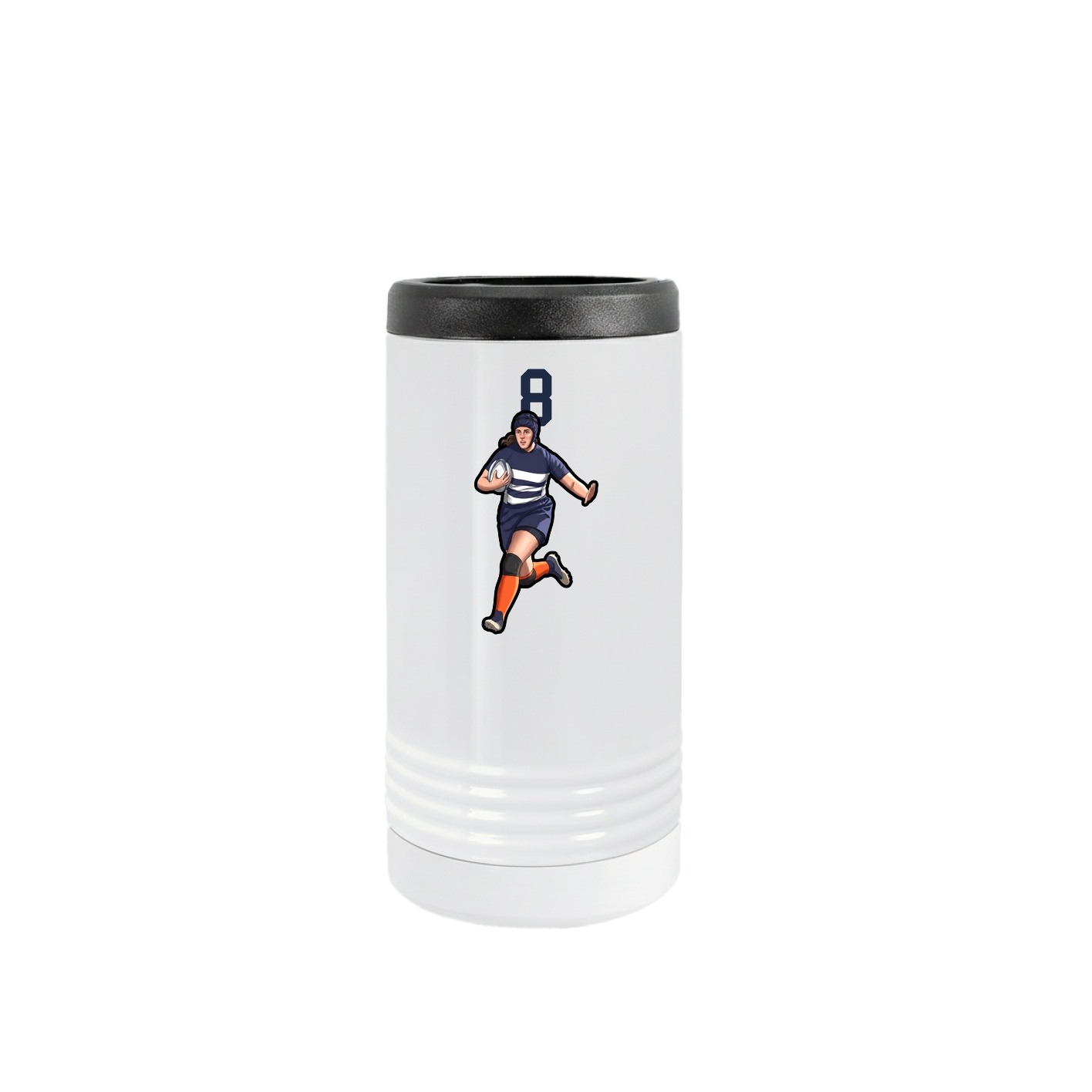 Slim Beverage Holder — Number Top in White