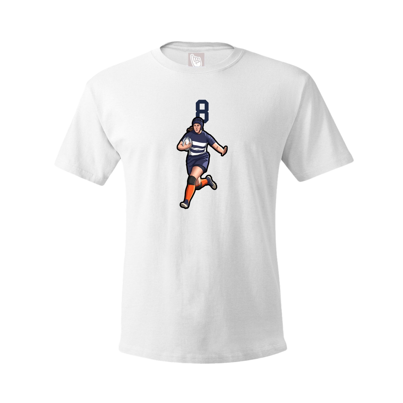 Tee — Number Top in White