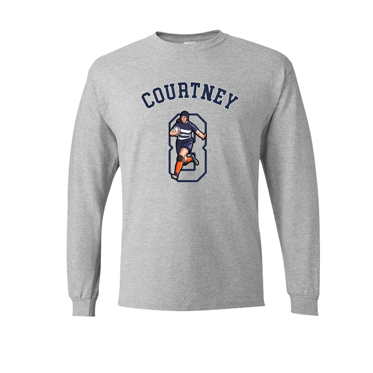 Long Sleeve Tee — Shirsey Arch in Grey