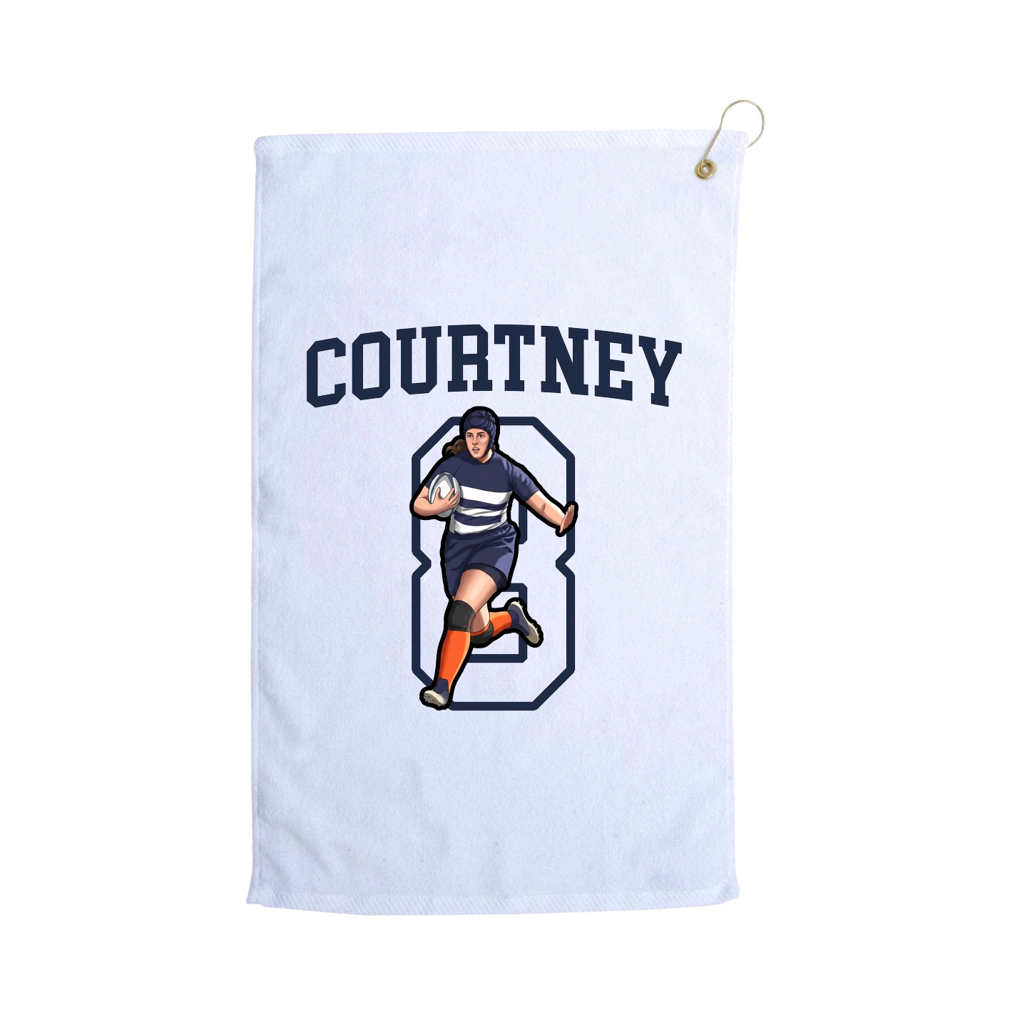Golf Towel — Shirsey in White