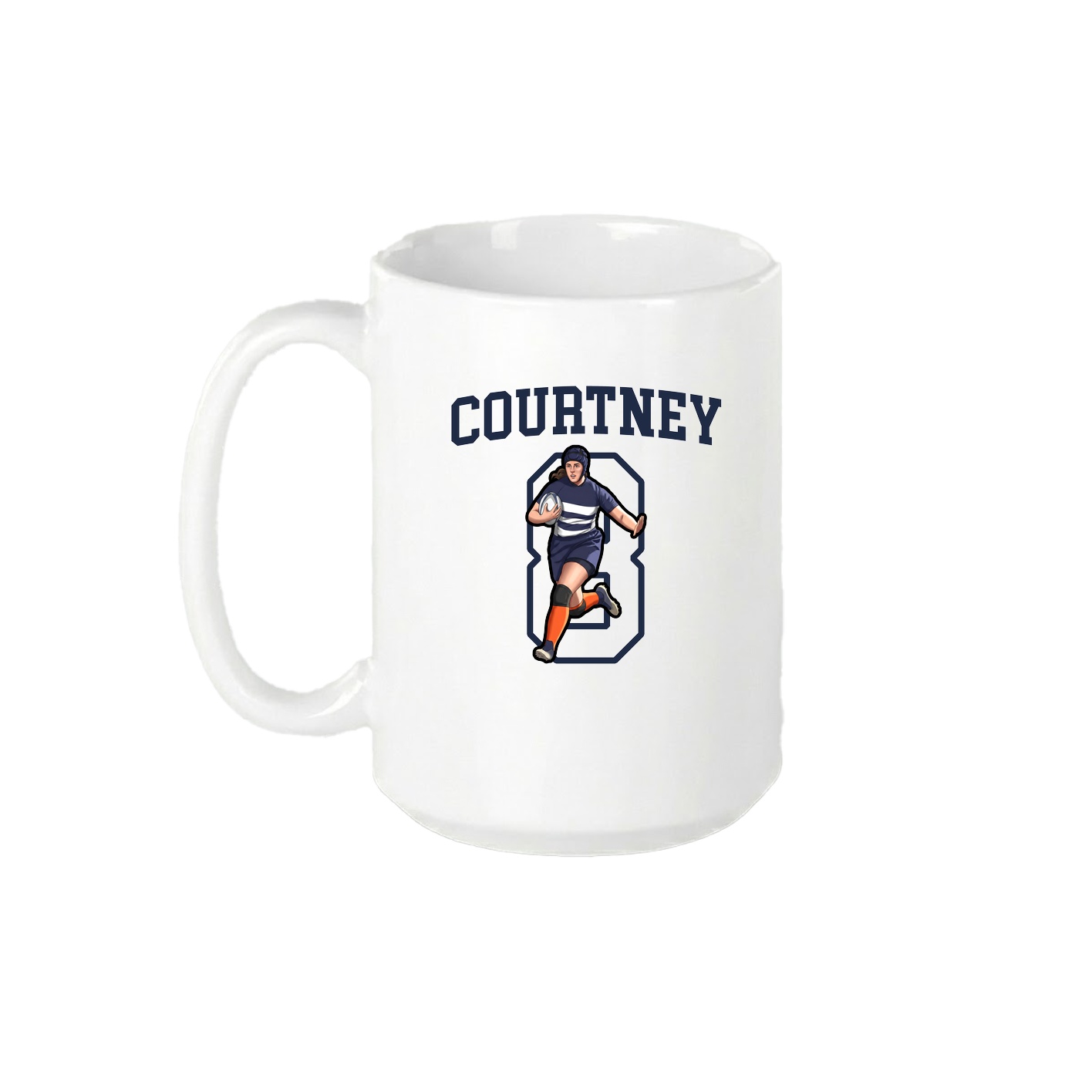 15oz Coffee Mug — Shirsey in White