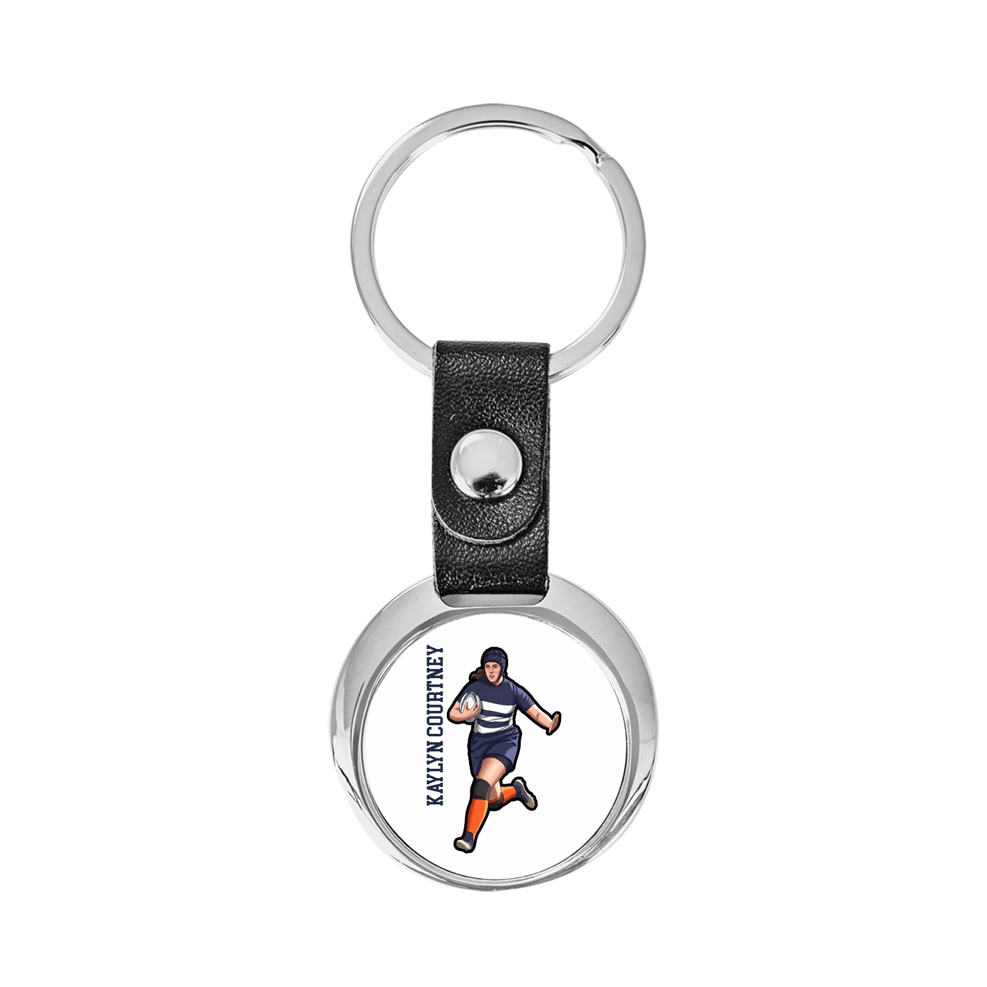 Key Chain — Name Vertical in Classic