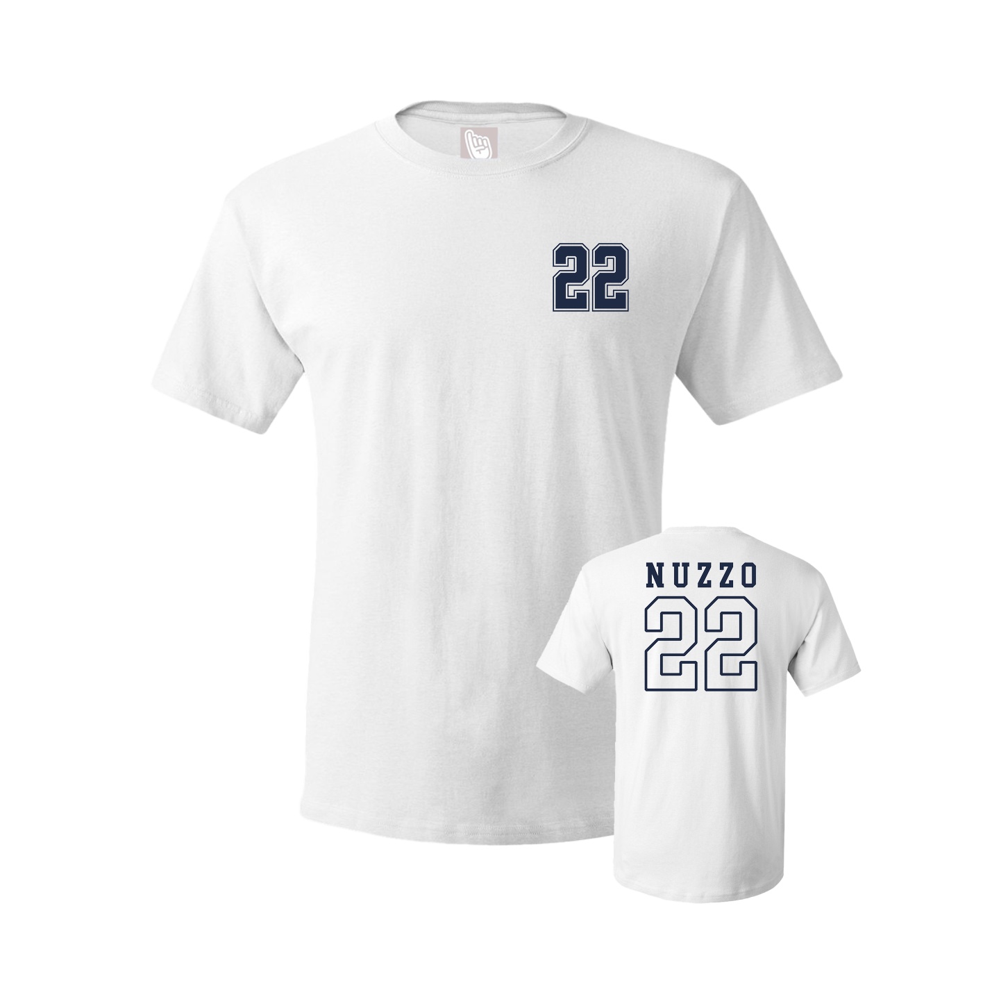 Tee — Chest Back in White