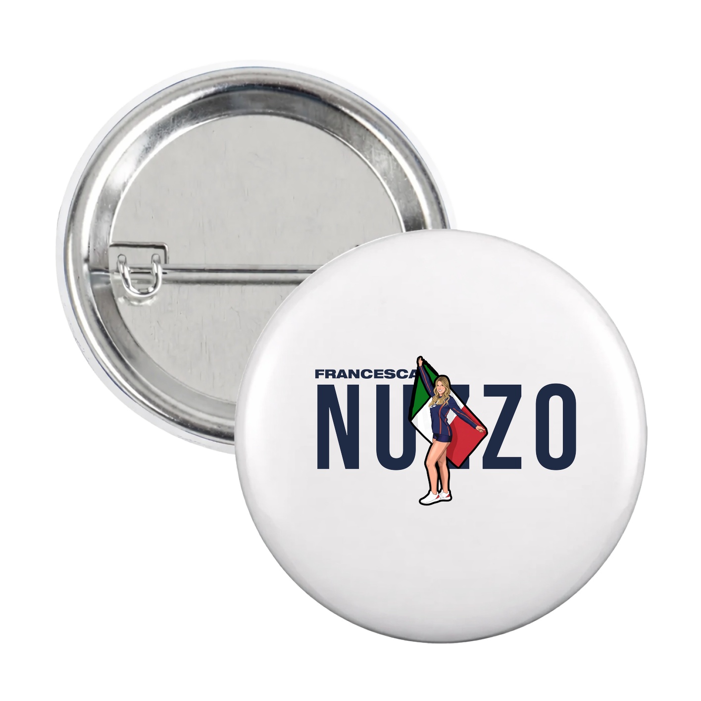 Game Day Button — Player Name in White