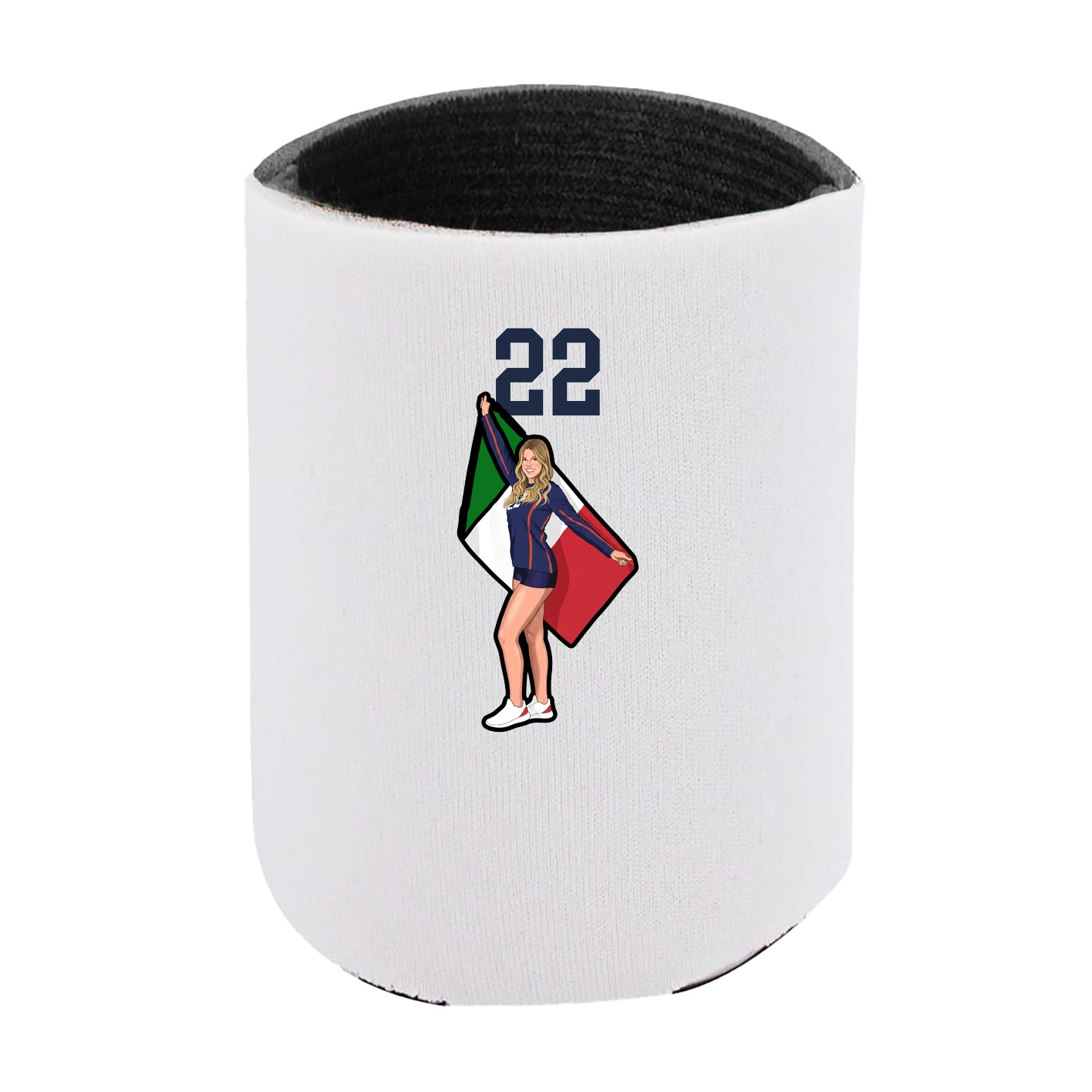 Can Holder — Number Top in White