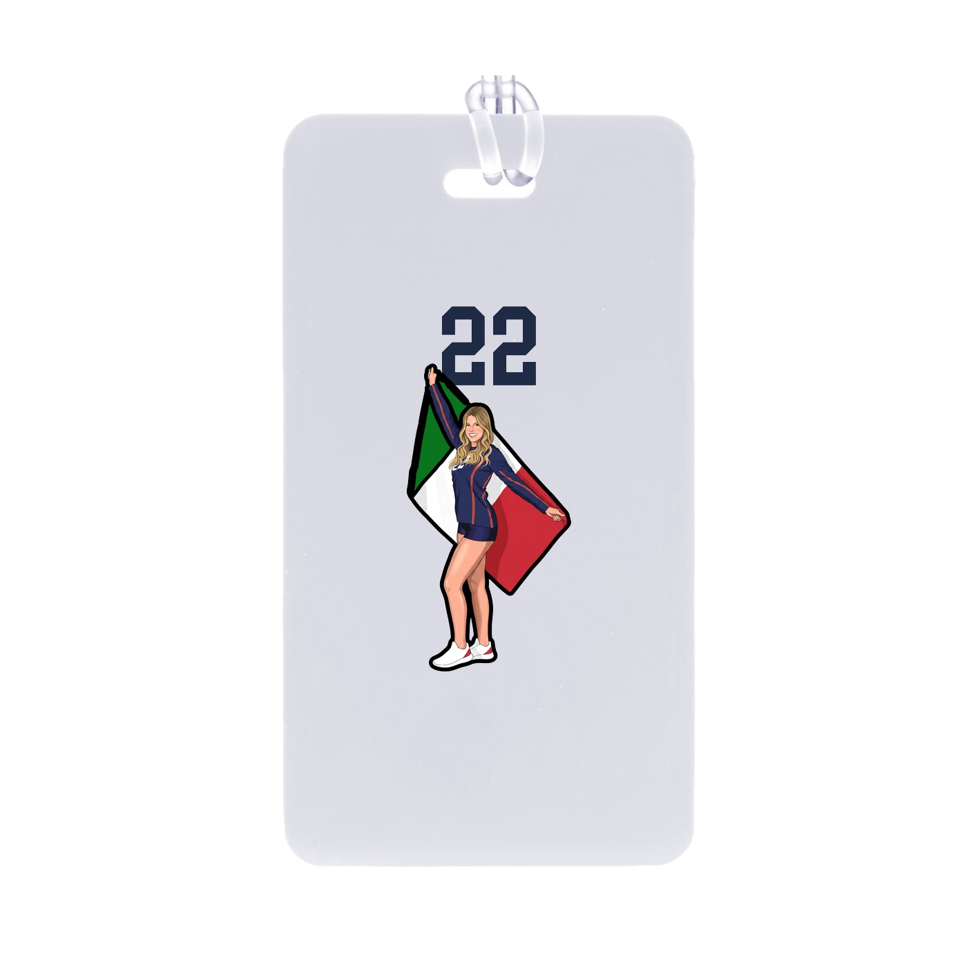 Bag Tag — Number Top in Classic