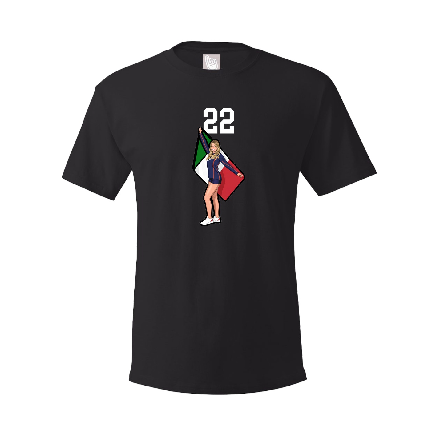 Tee — Number Top in Black