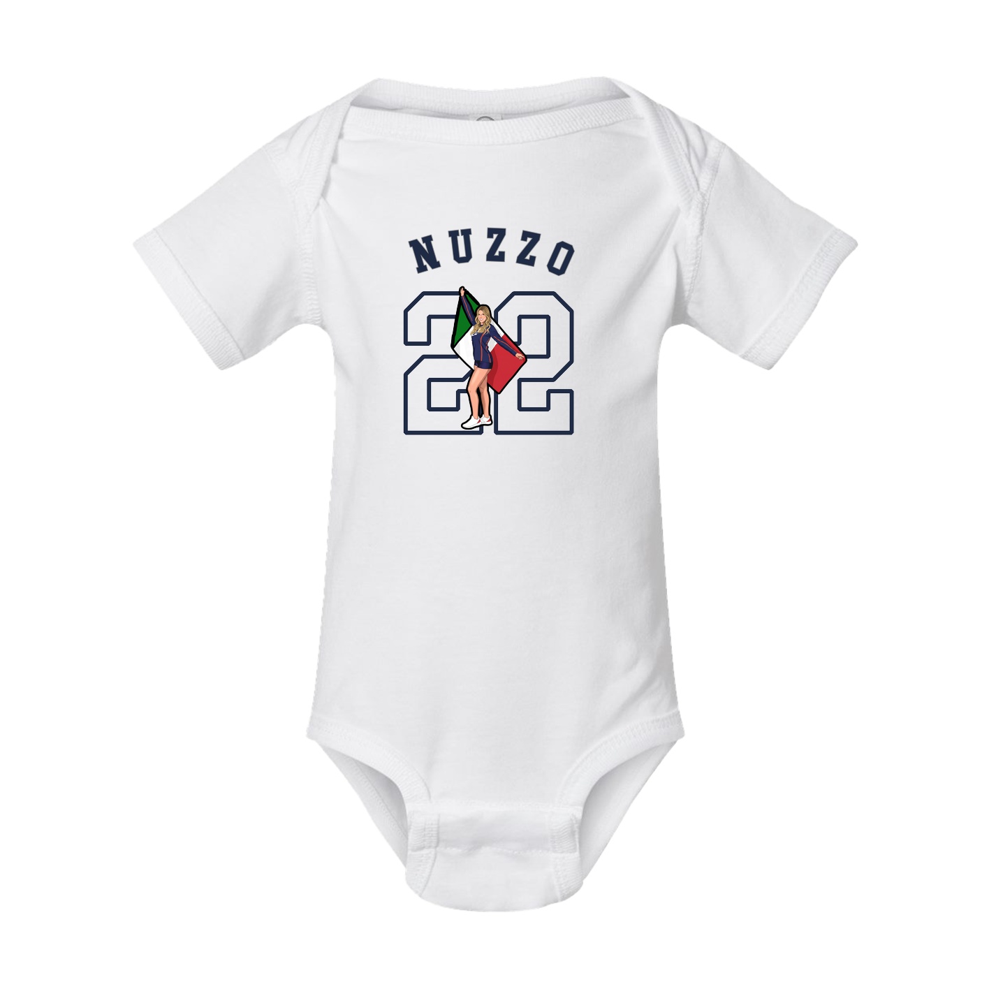 Baby Onesie — Shirsey Arch in White