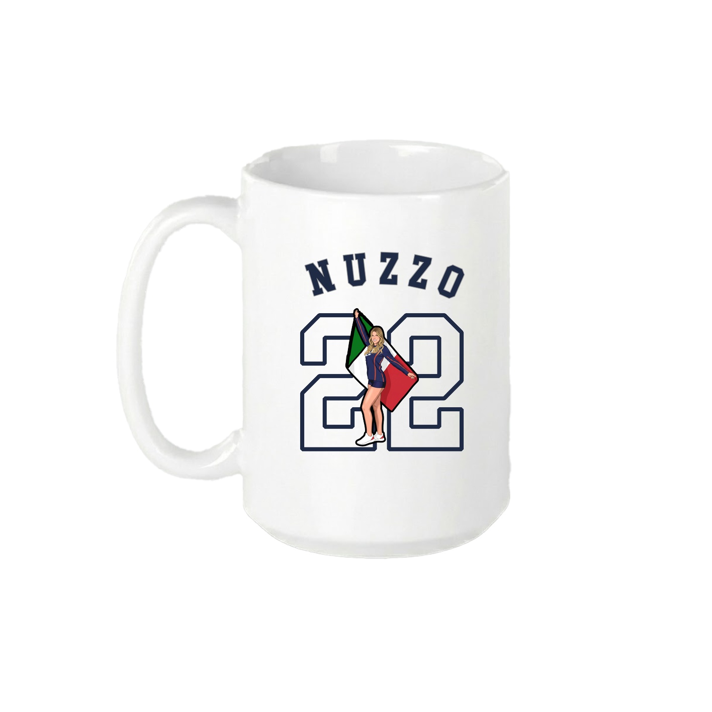 15oz Coffee Mug — Shirsey Arch in White