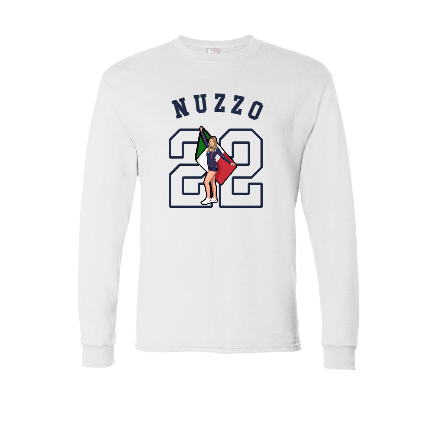 Long Sleeve Tee — Shirsey Arch in White