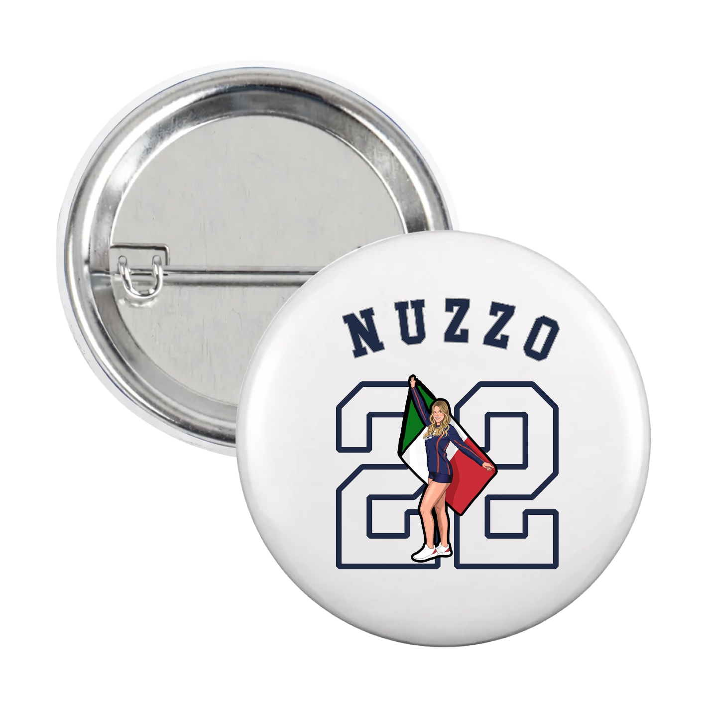 Game Day Button — Shirsey Arch in White