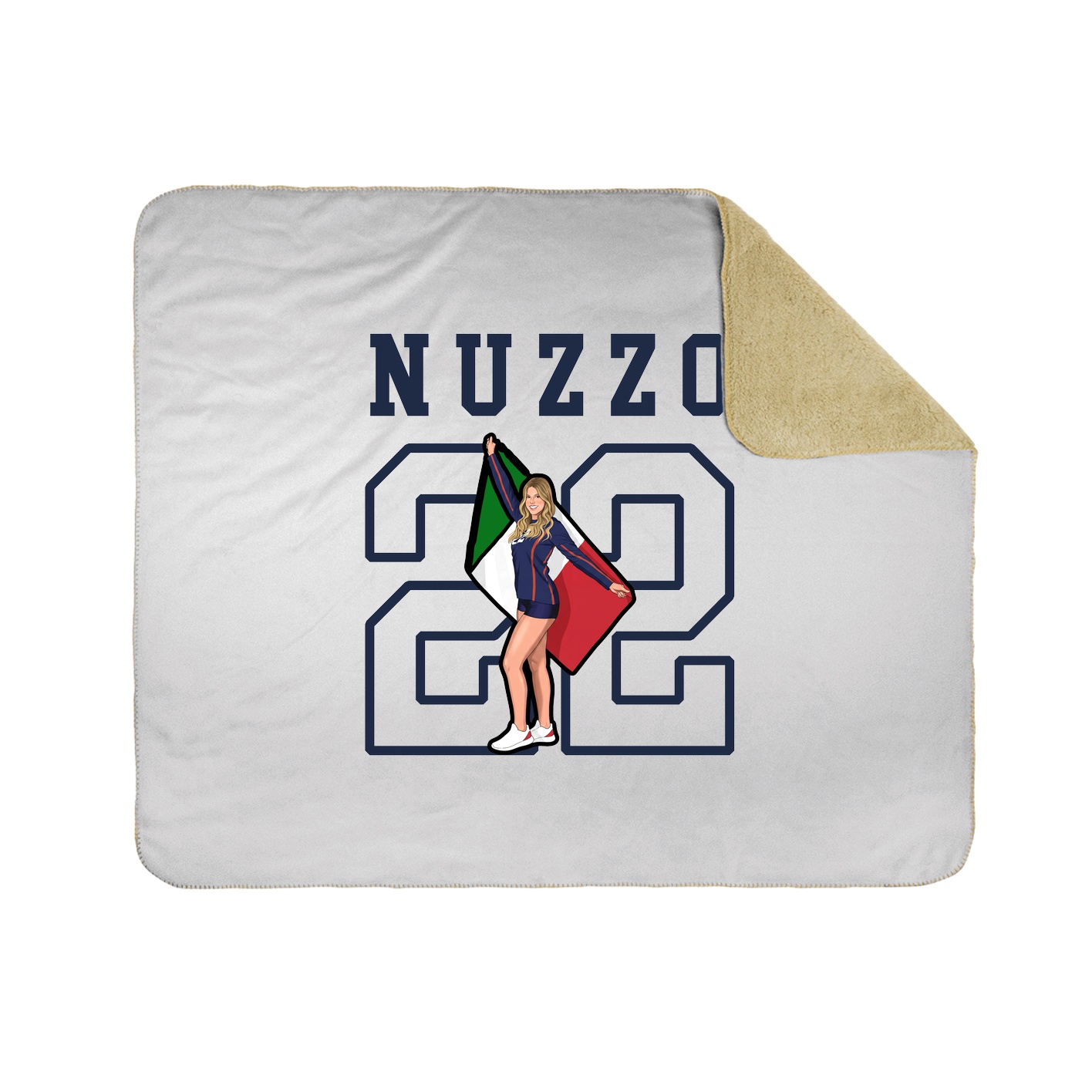 Throw Blanket — Shirsey in White