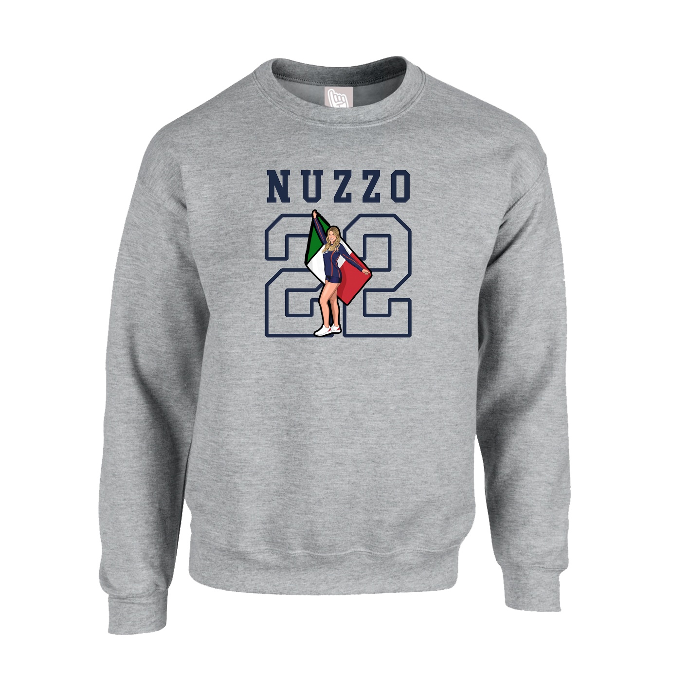 Fleece Crew — Shirsey in Grey