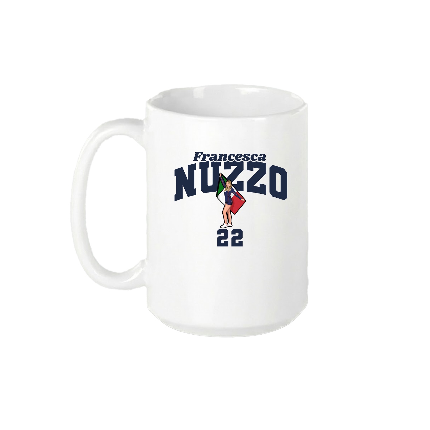 15oz Coffee Mug — Signature Arch in White