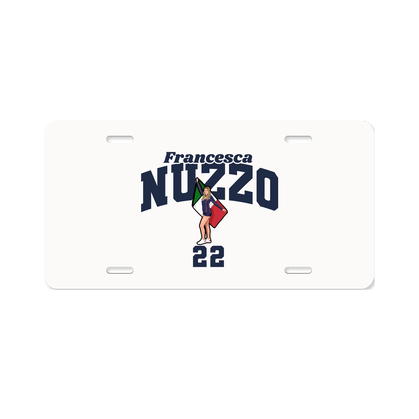 License Plate — Signature Arch in Classic