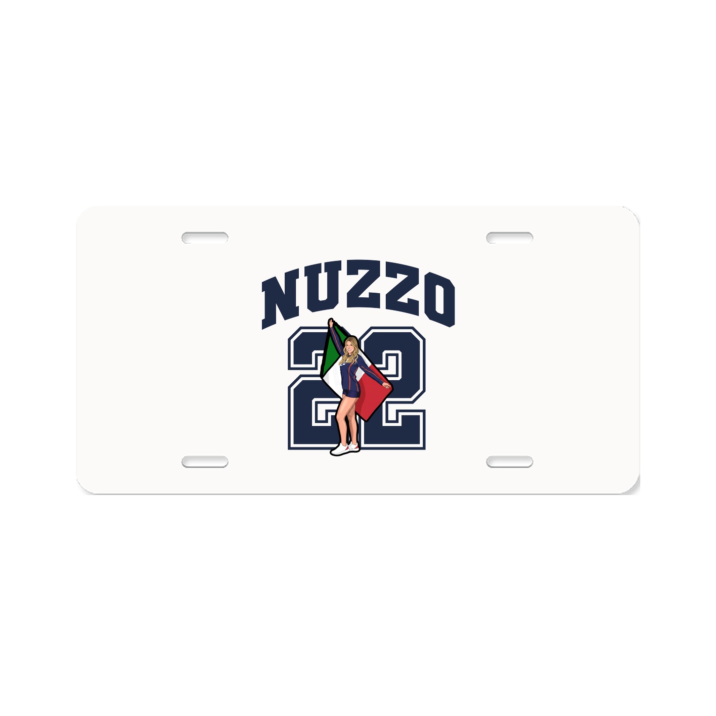License Plate — Number in Classic