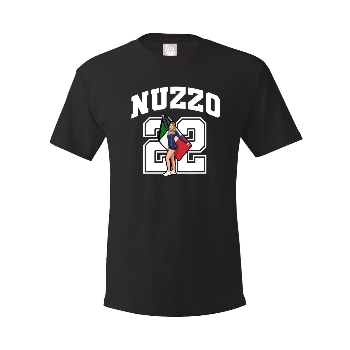 Youth Tee — Number in Black