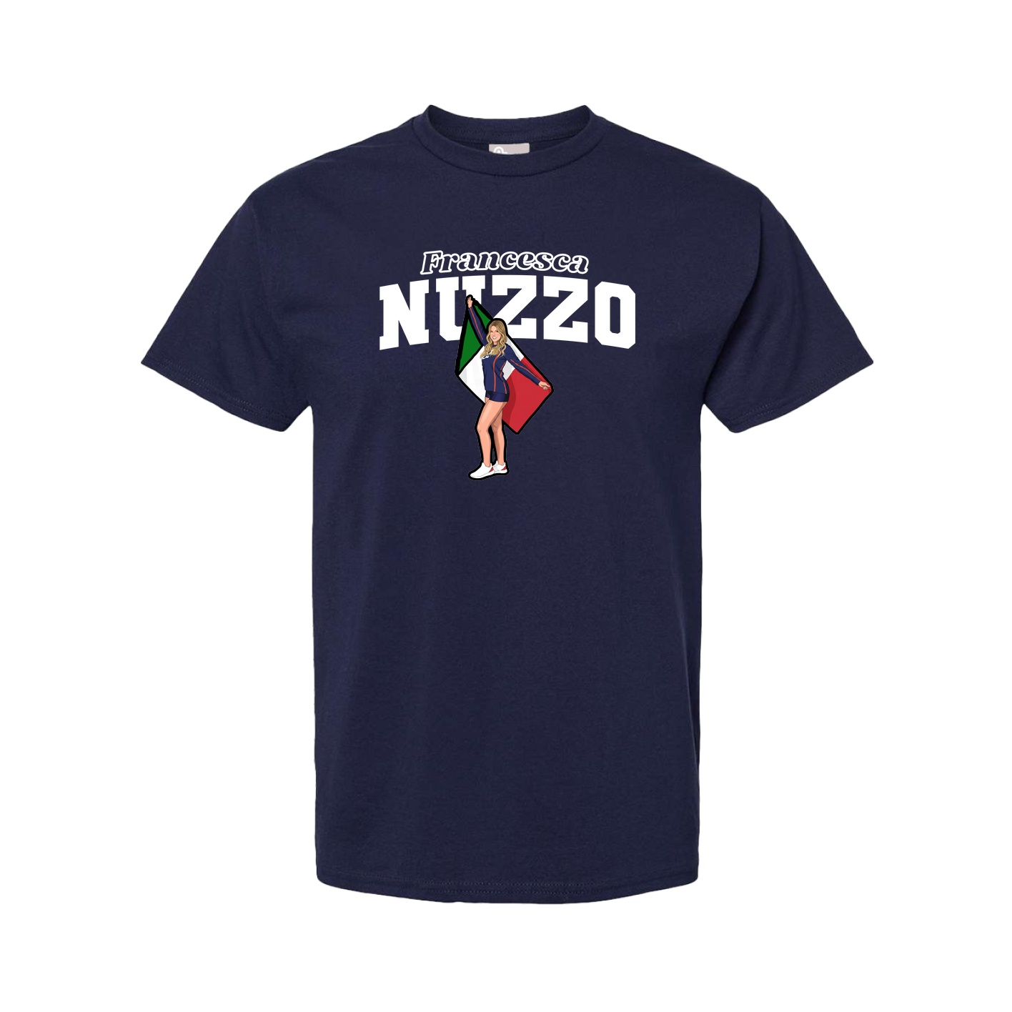 Youth Tee — Name Arch in Navy