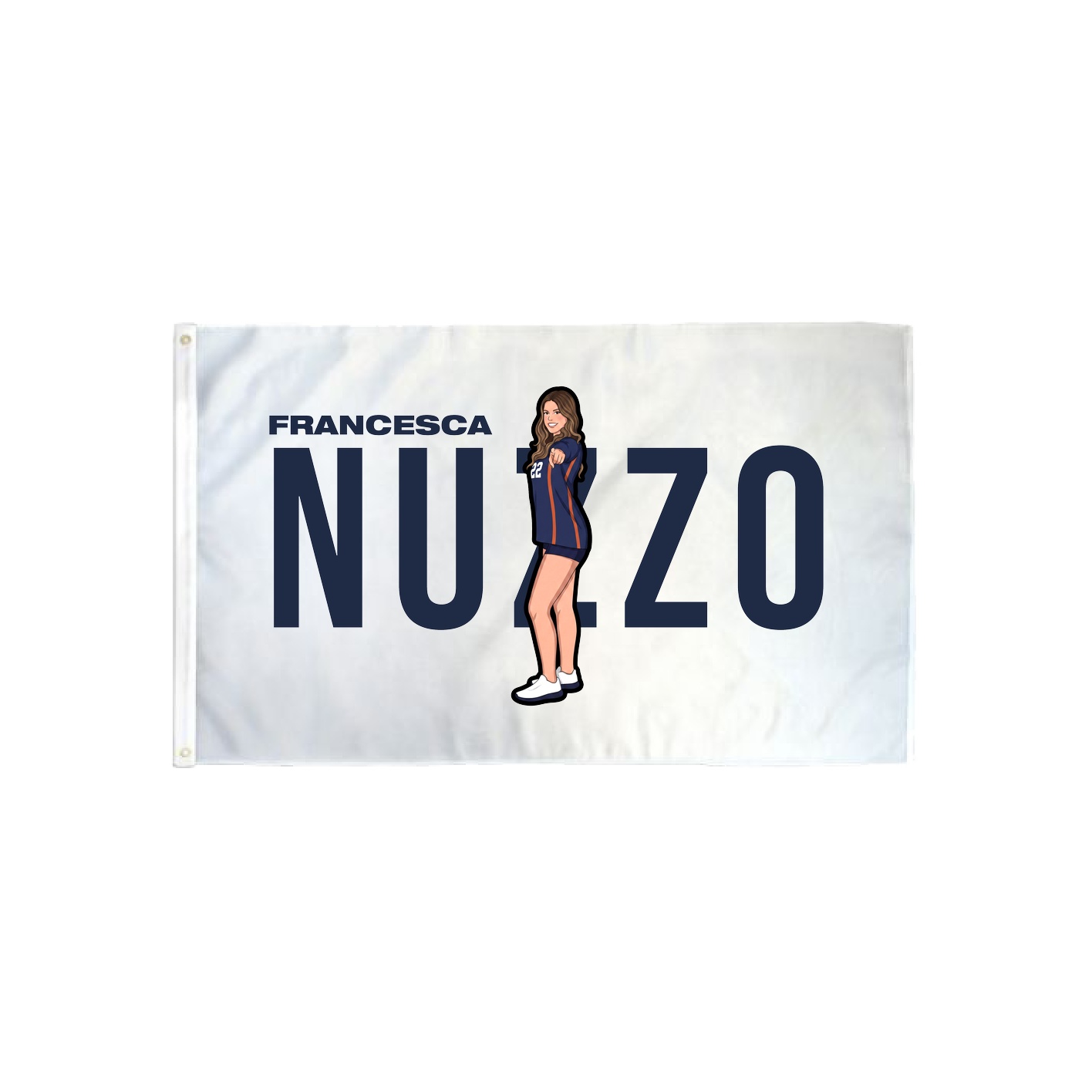 3x5 Flag — Player Name in Classic