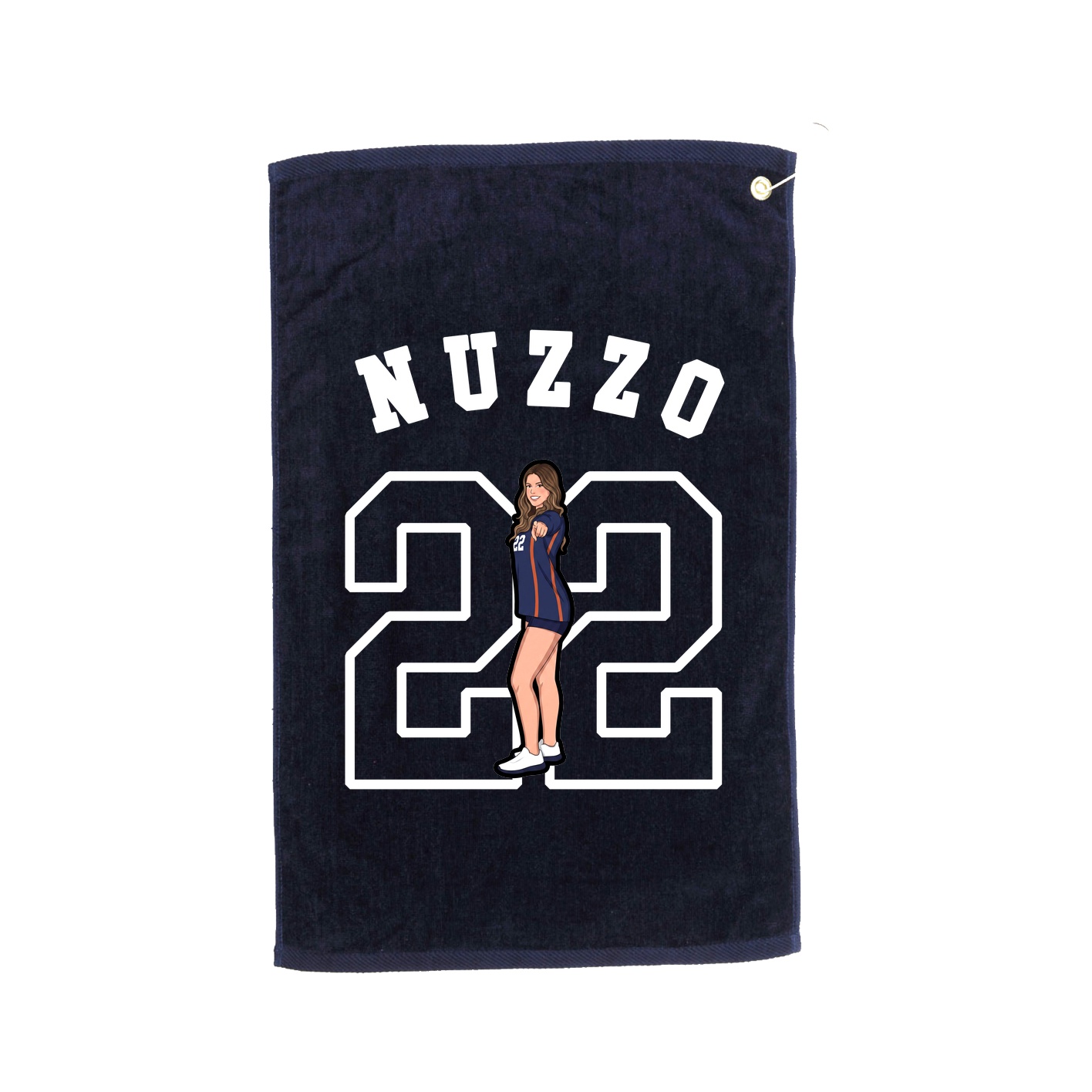 Golf Towel — Shirsey Arch in Navy
