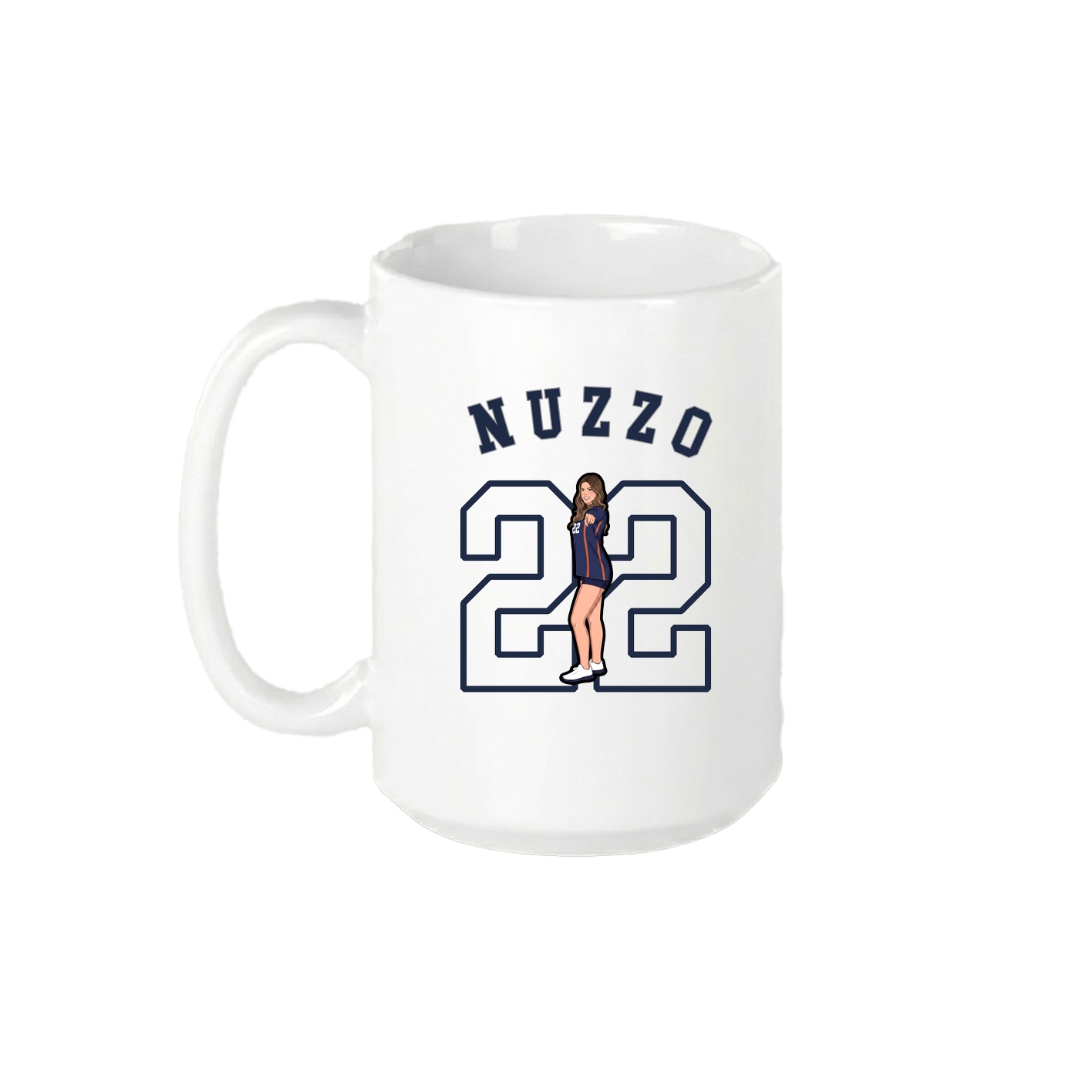 15oz Coffee Mug — Shirsey Arch in White