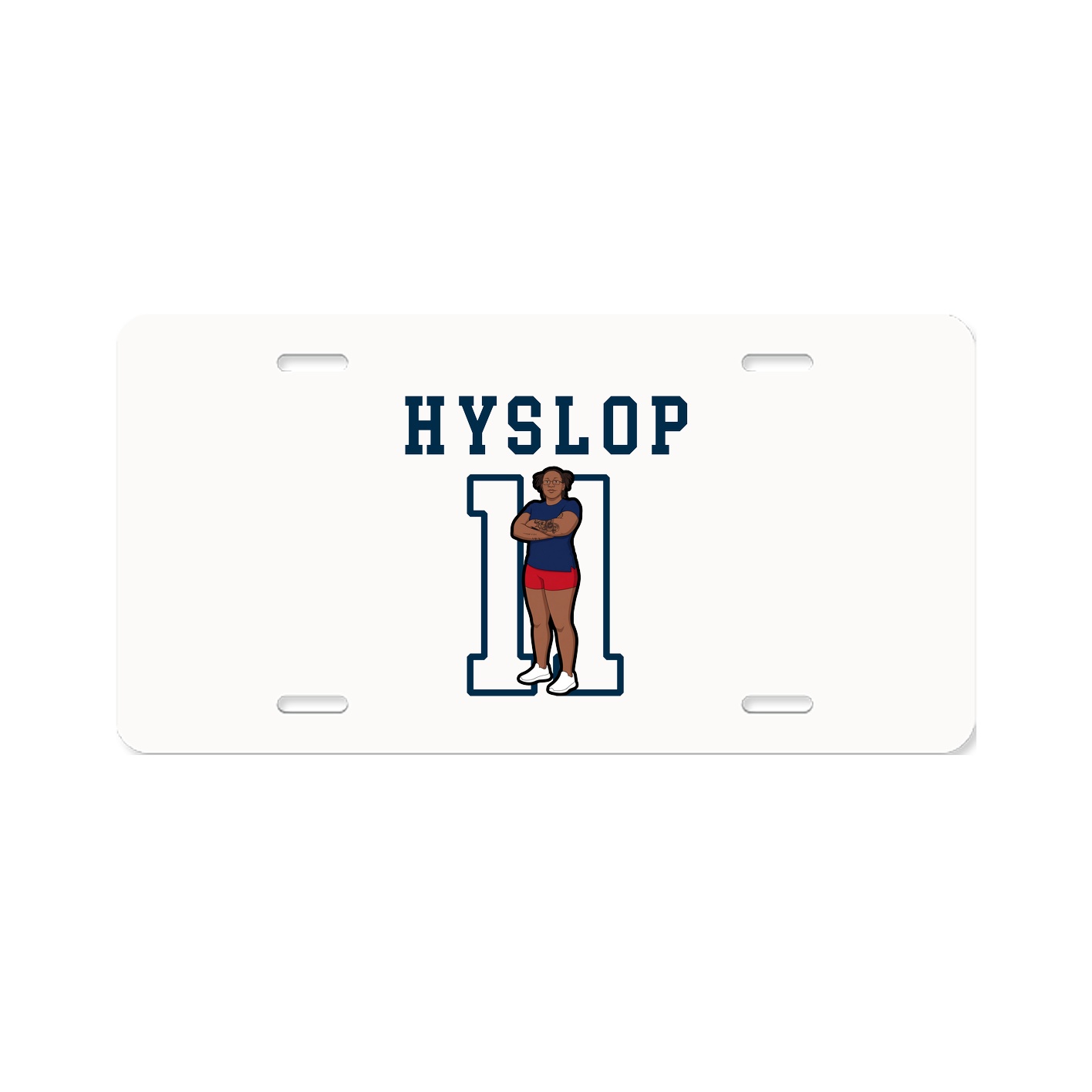 License Plate — Shirsey in Classic