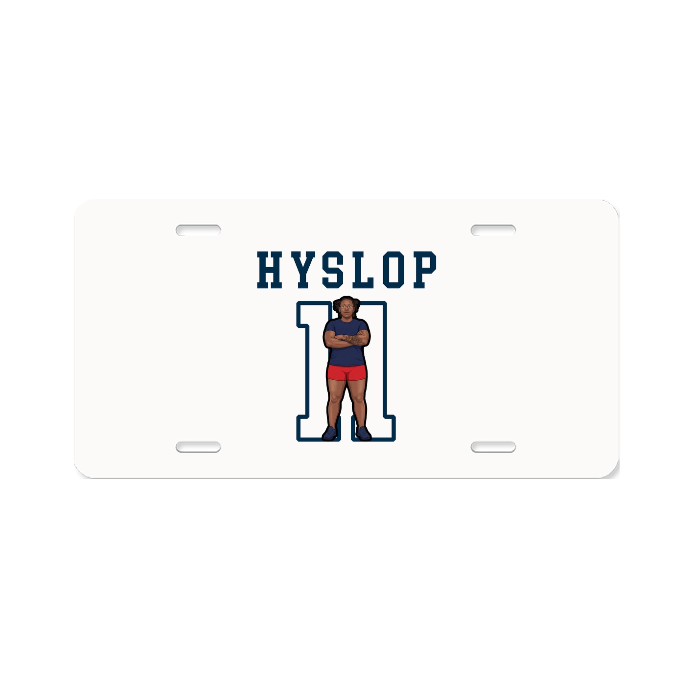 License Plate — Shirsey in Classic