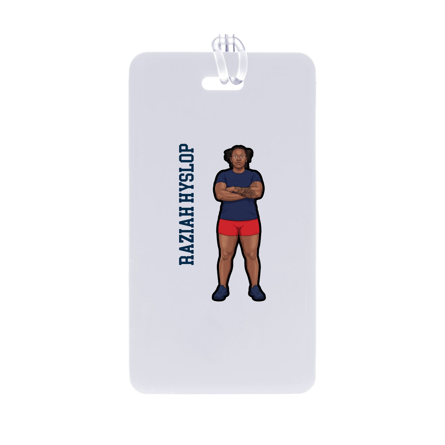 Bag Tag — Name Vertical in Classic