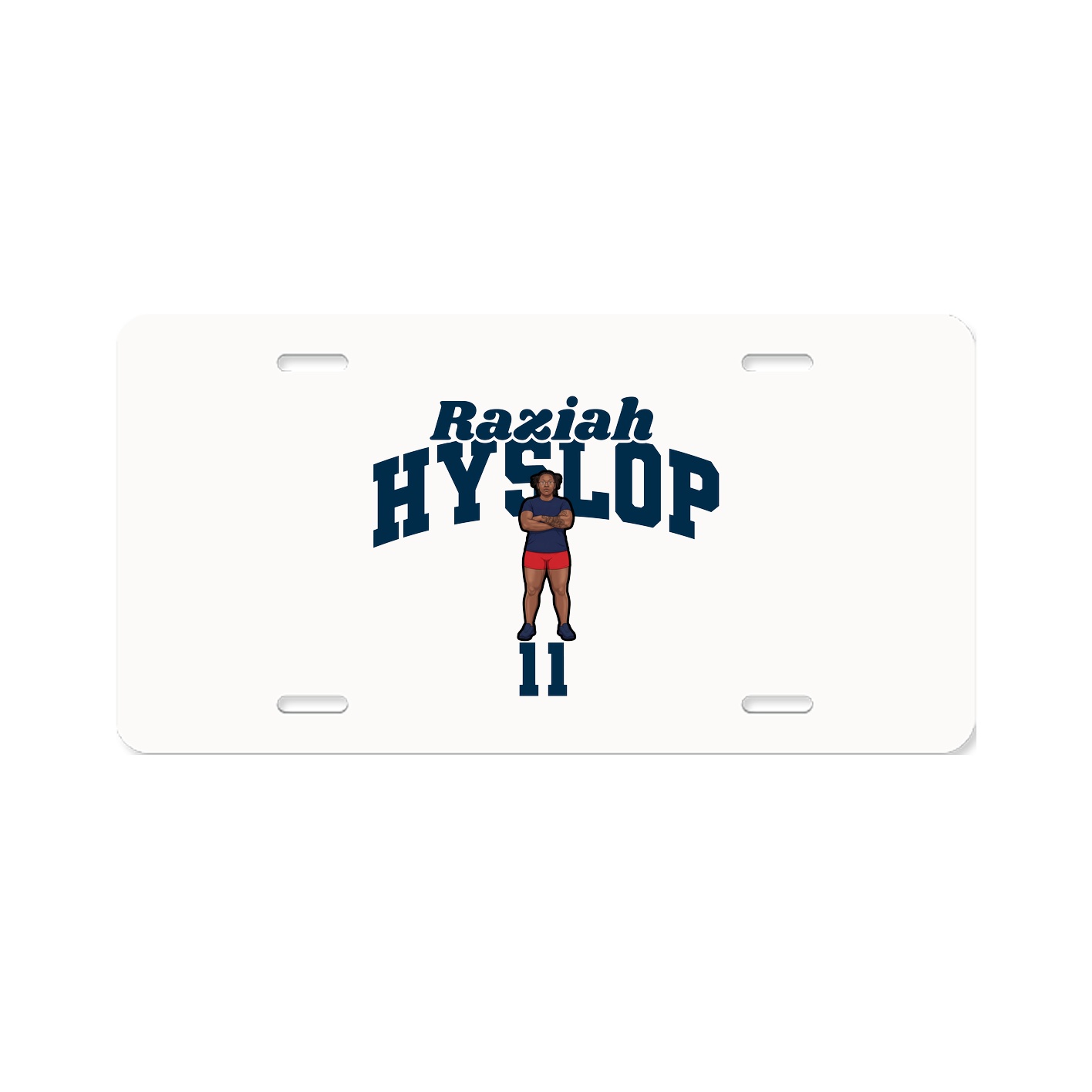 License Plate — Signature Arch in Classic