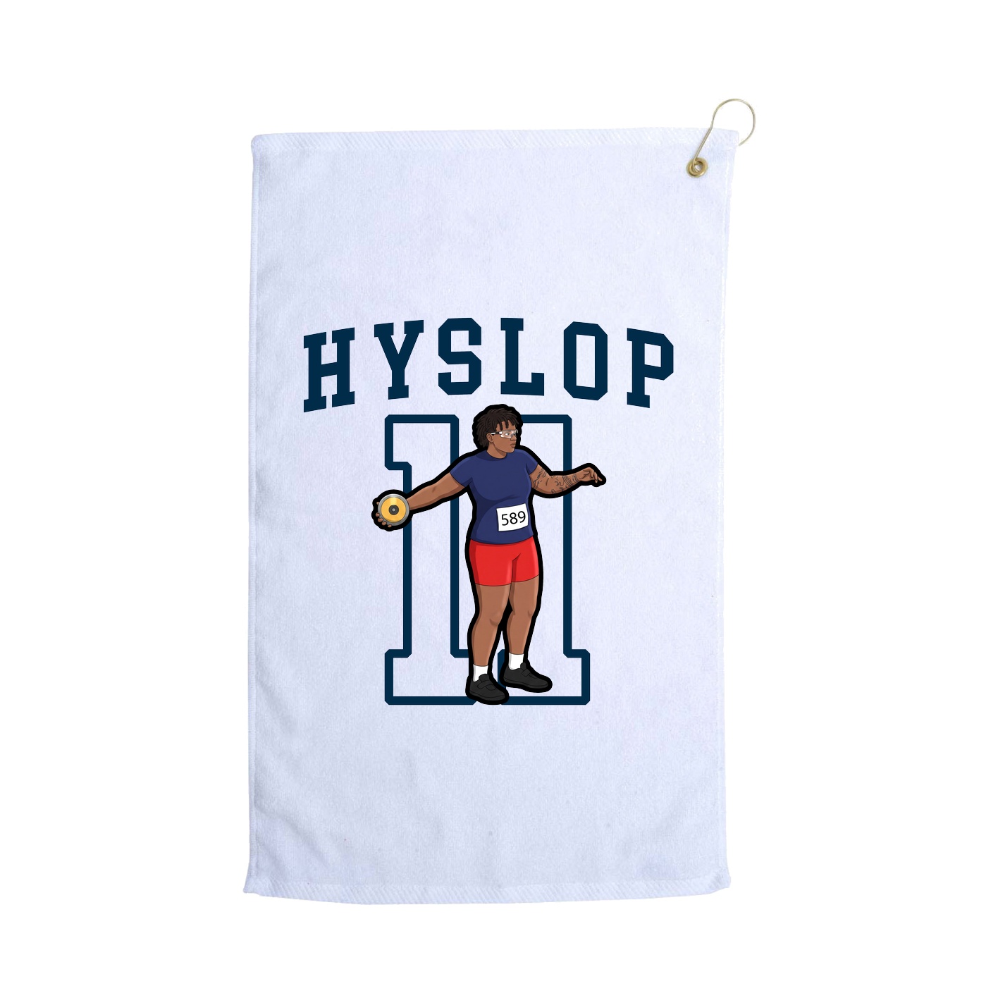 Golf Towel — Shirsey in White