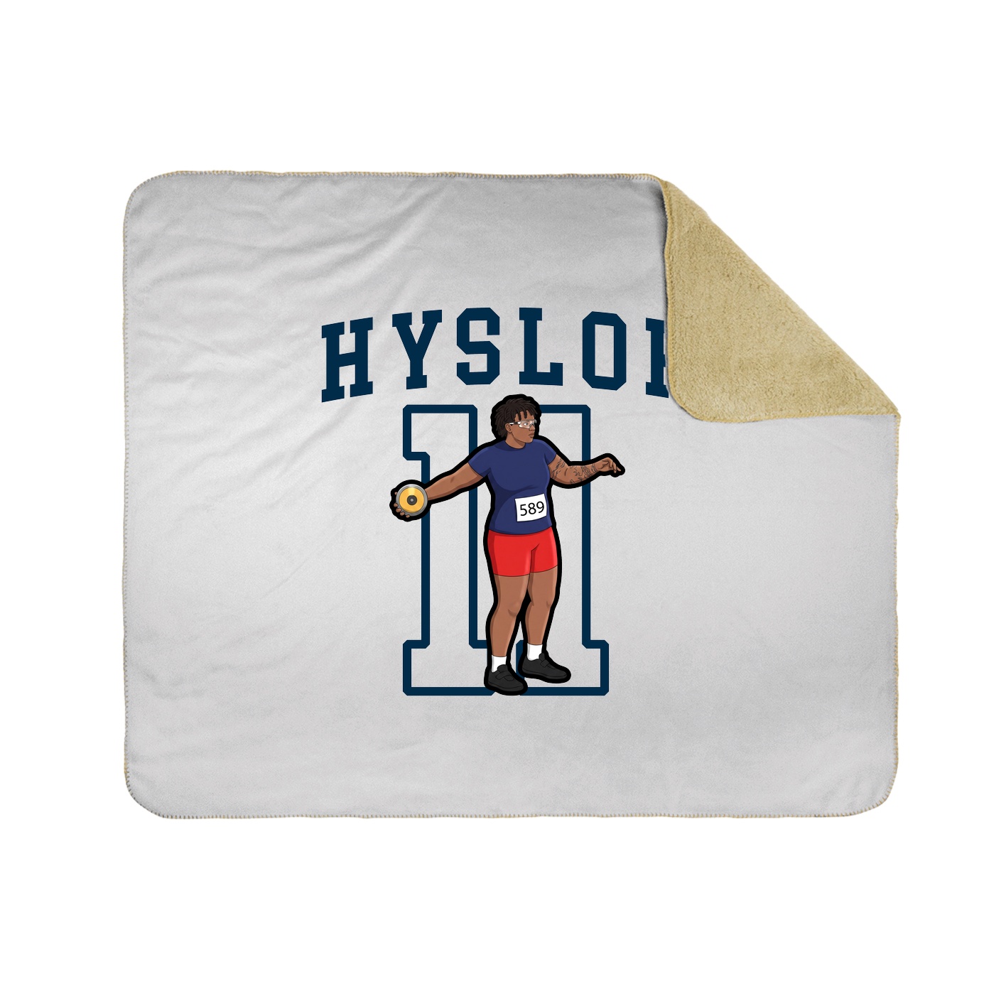 50x60 Sherpa Lined Throw Blanket