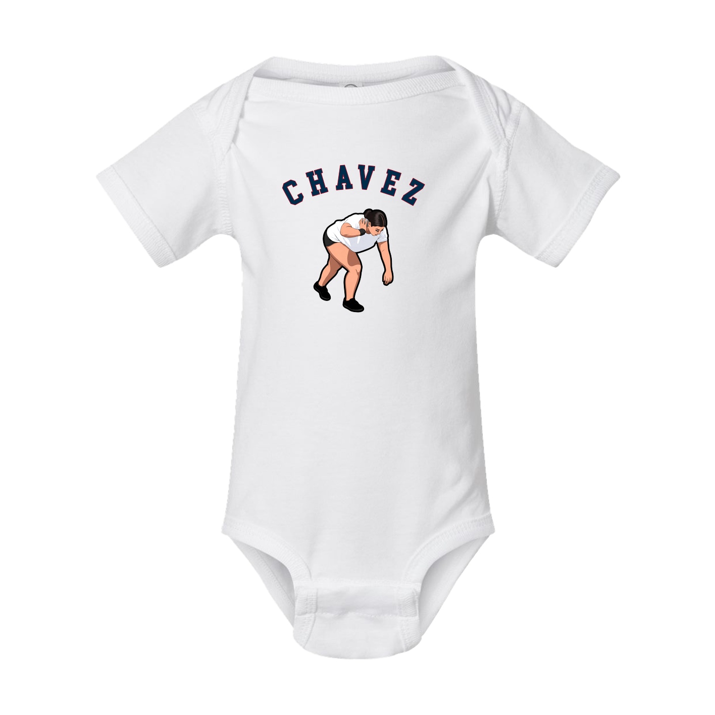 Baby Onesie — Shirsey Arch in White