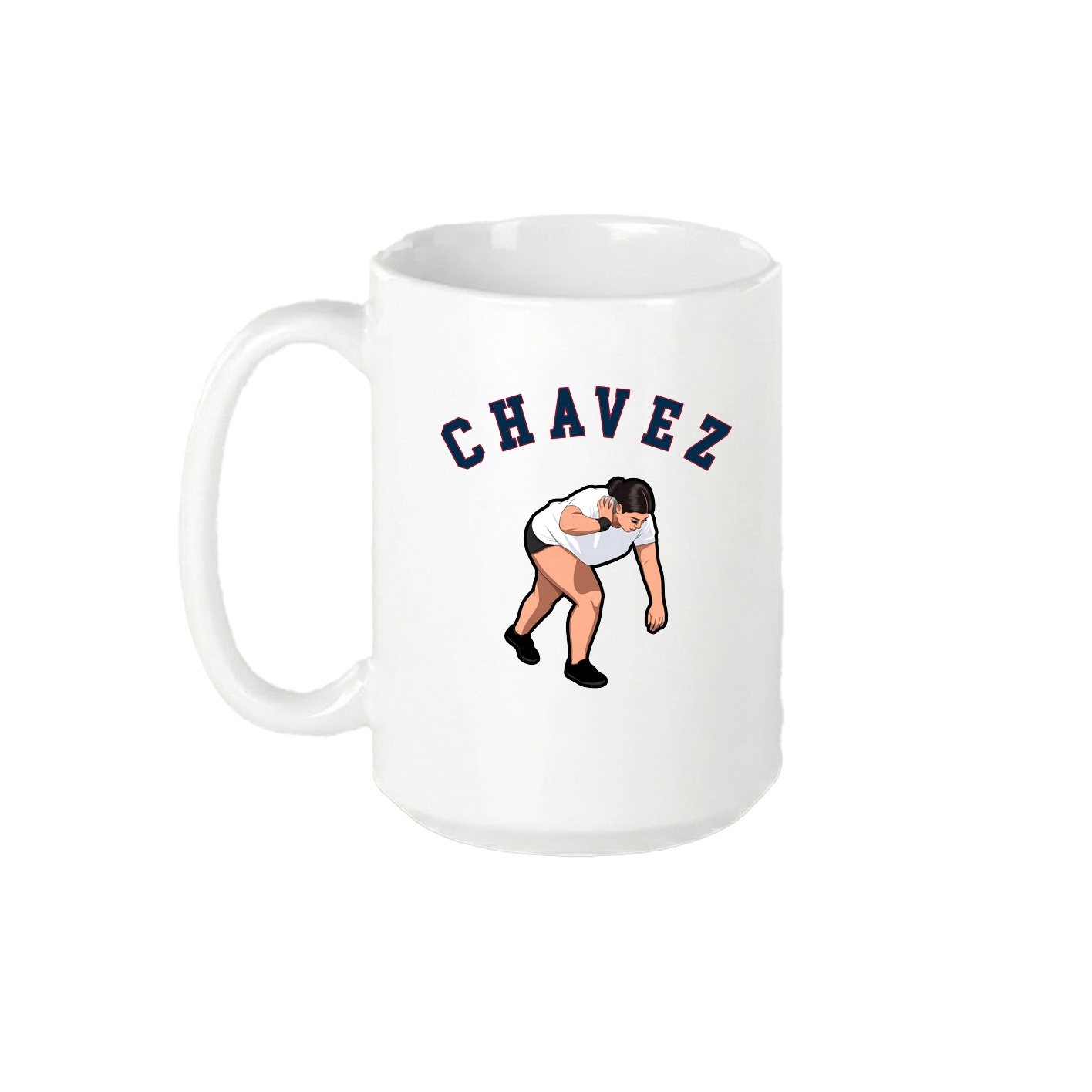 15oz Coffee Mug — Shirsey Arch in White