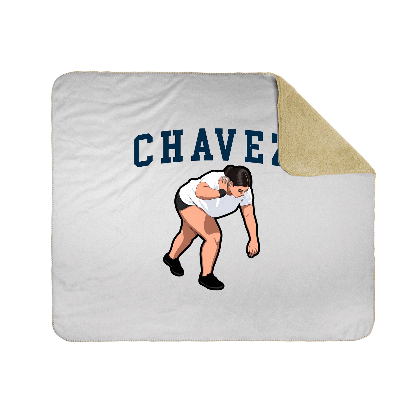 Throw Blanket — Shirsey in White