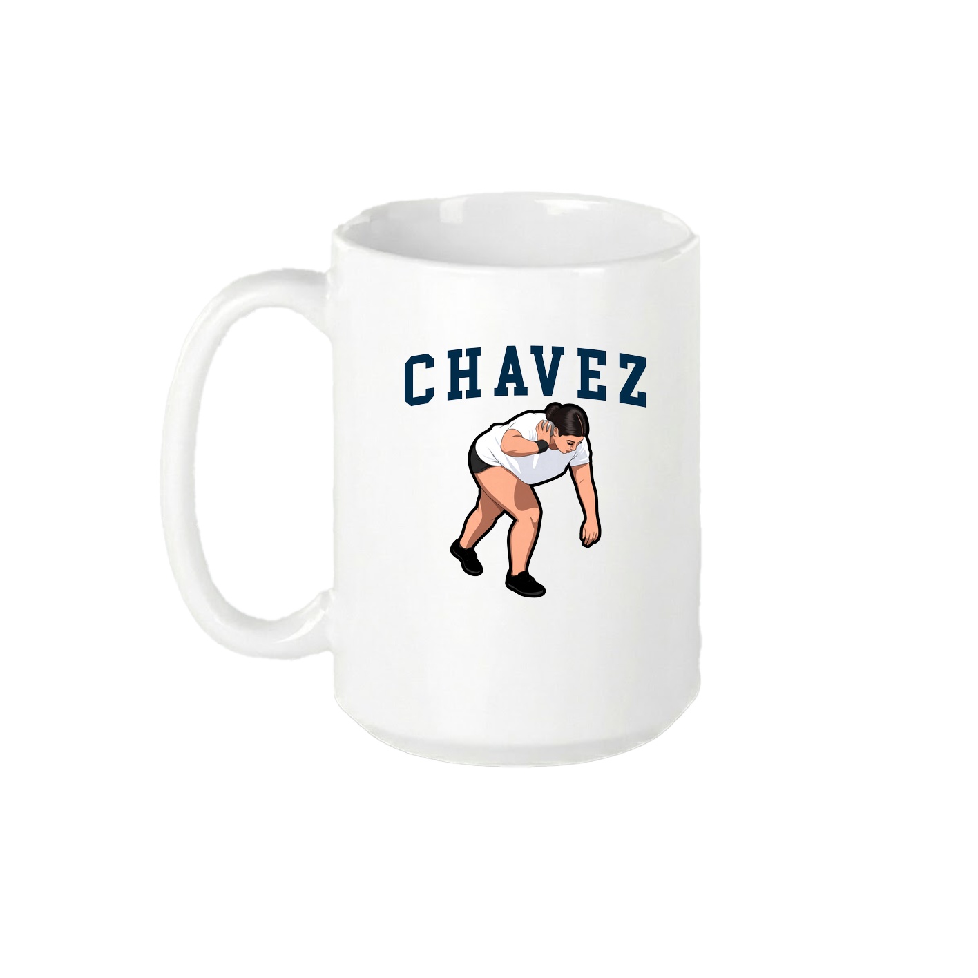 15oz Coffee Mug — Shirsey in White