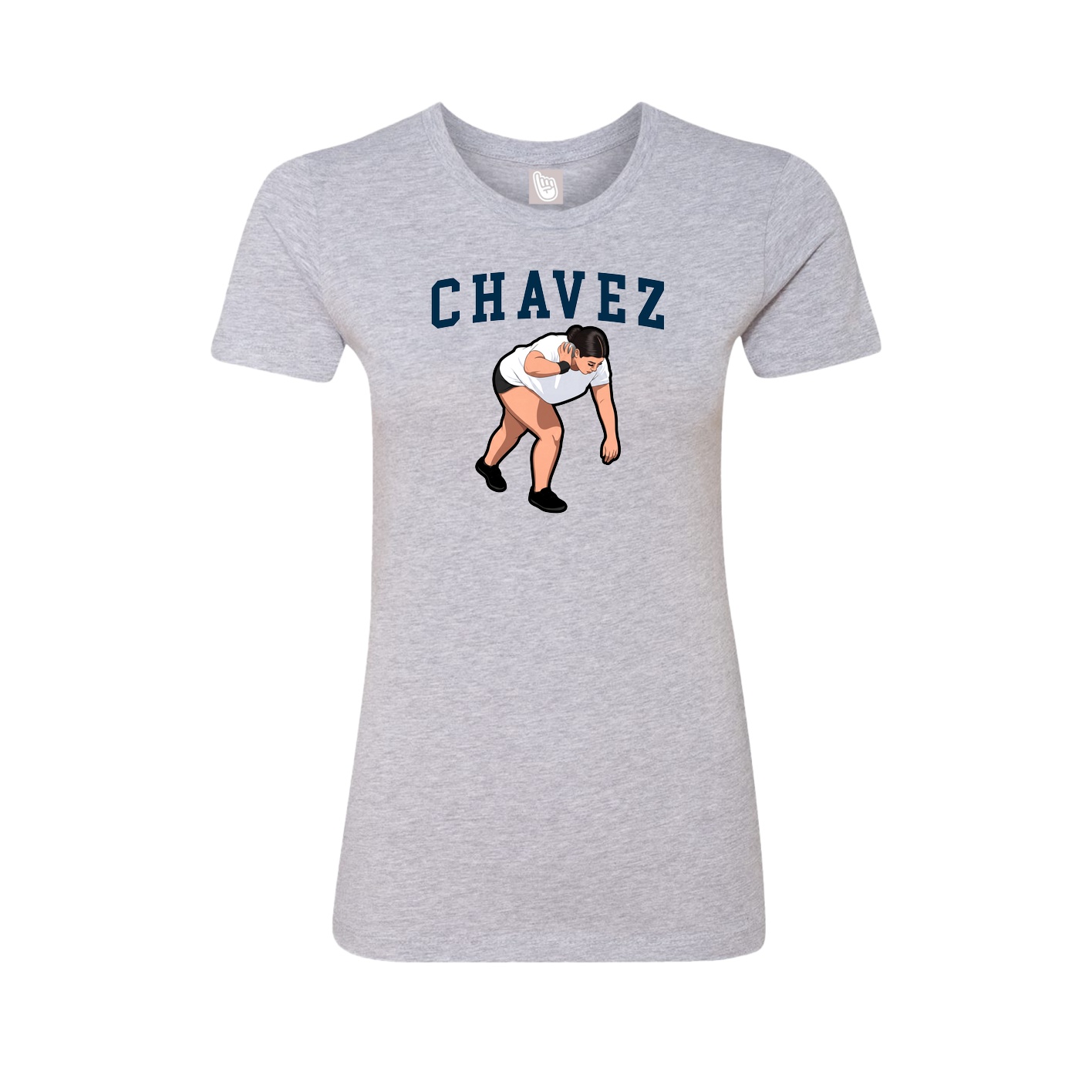 Fitted Women's Tee — Shirsey in Grey