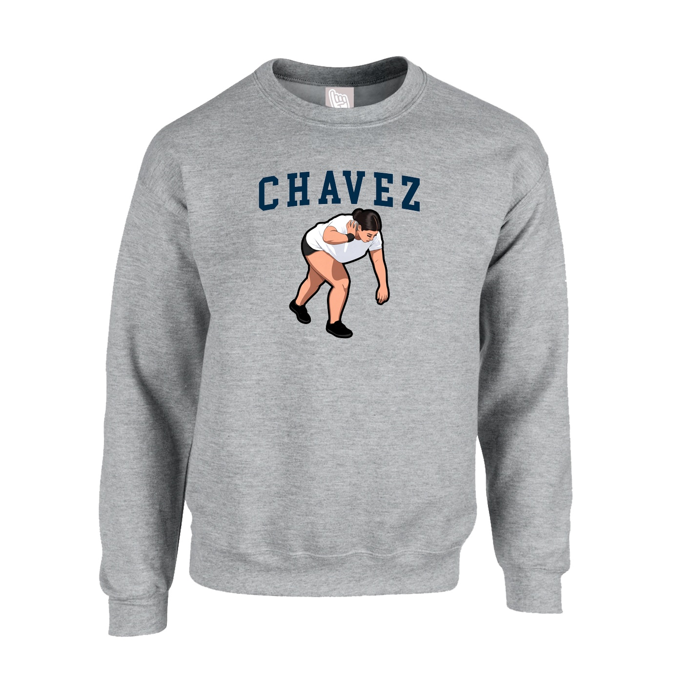 Fleece Crew — Shirsey in Grey