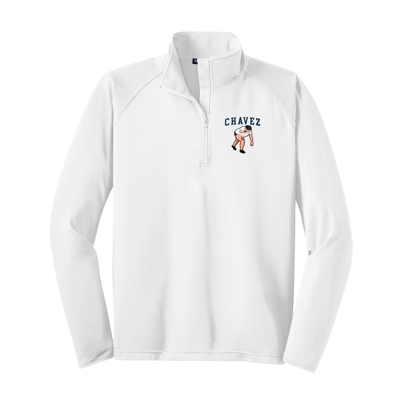 Q-Zip Pullover — Shirsey in White