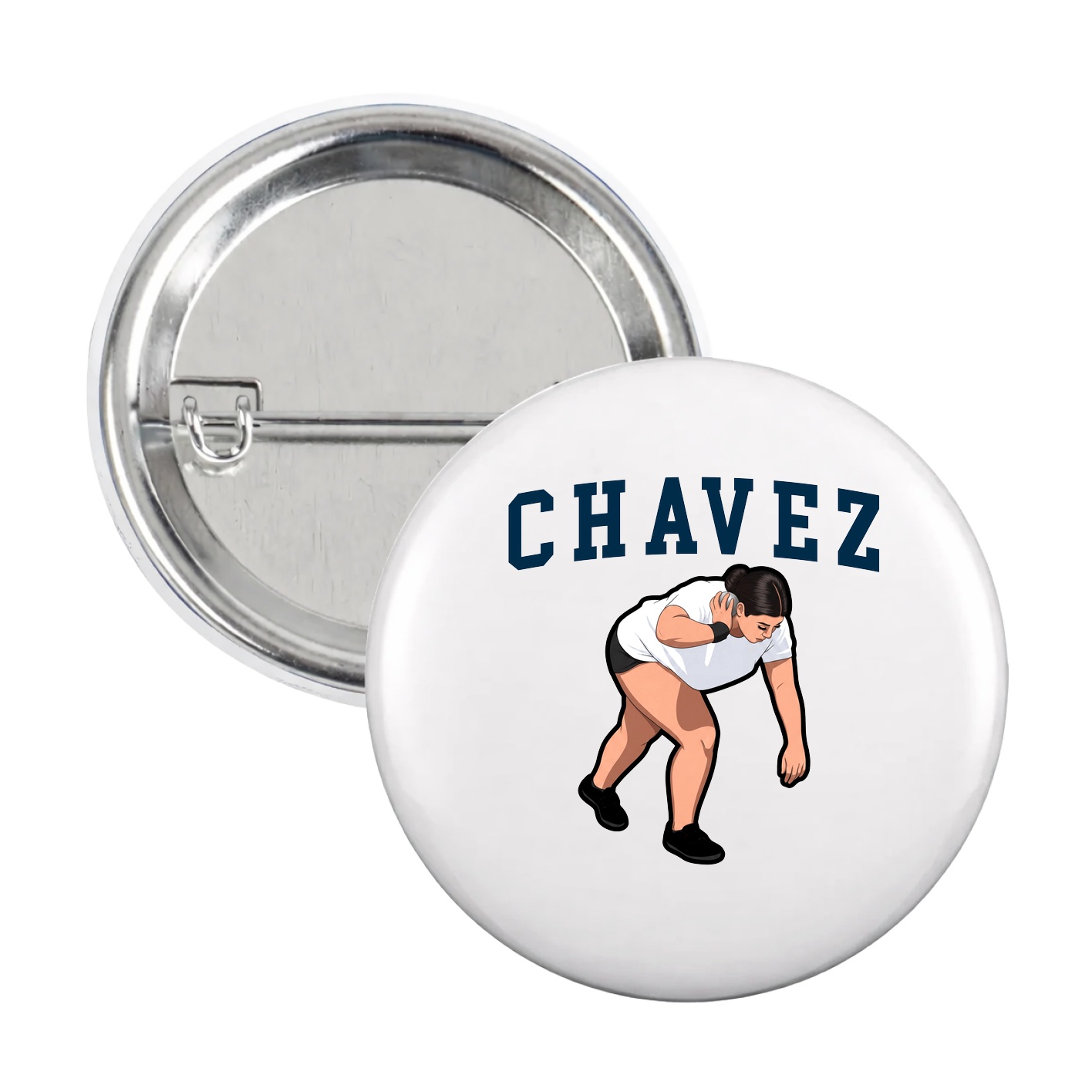 Game Day Button — Shirsey in White