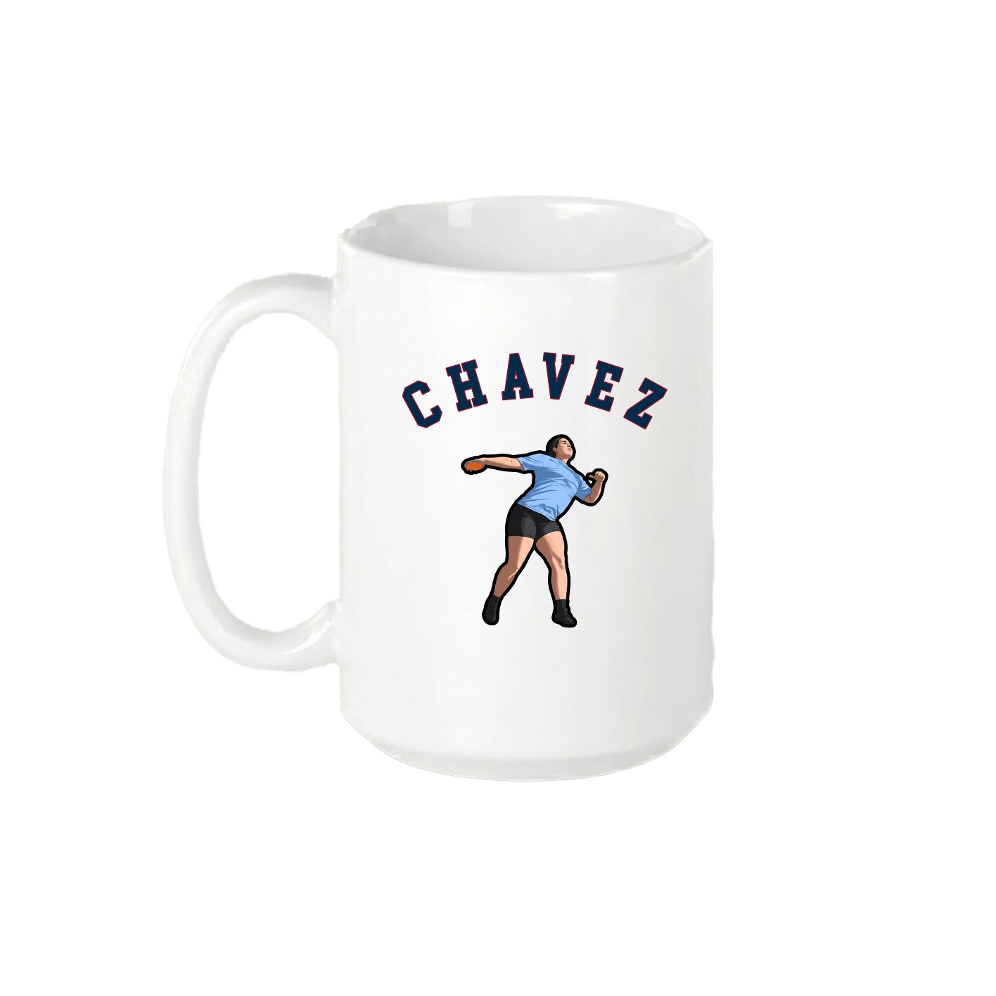 15oz Coffee Mug — Shirsey Arch in White