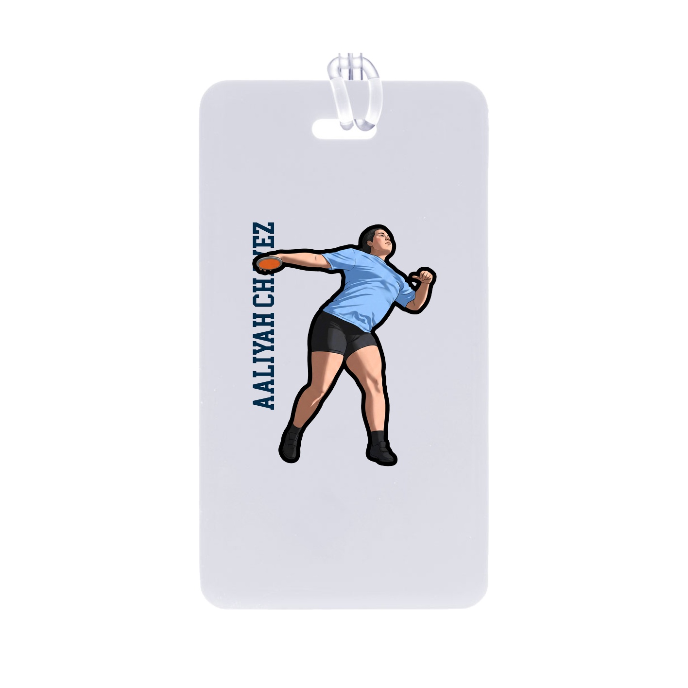 Bag Tag — Name Vertical in Classic