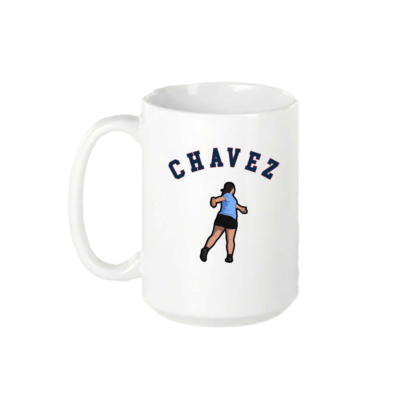 15oz Coffee Mug — Shirsey Arch in White