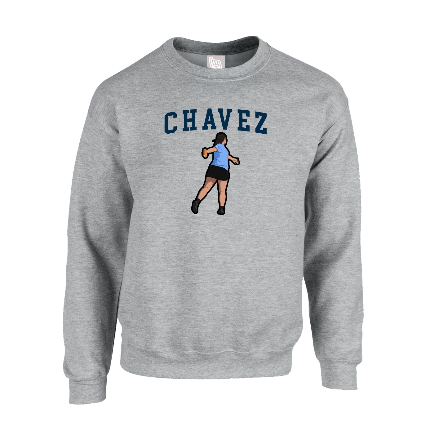 Fleece Crew — Shirsey in Grey