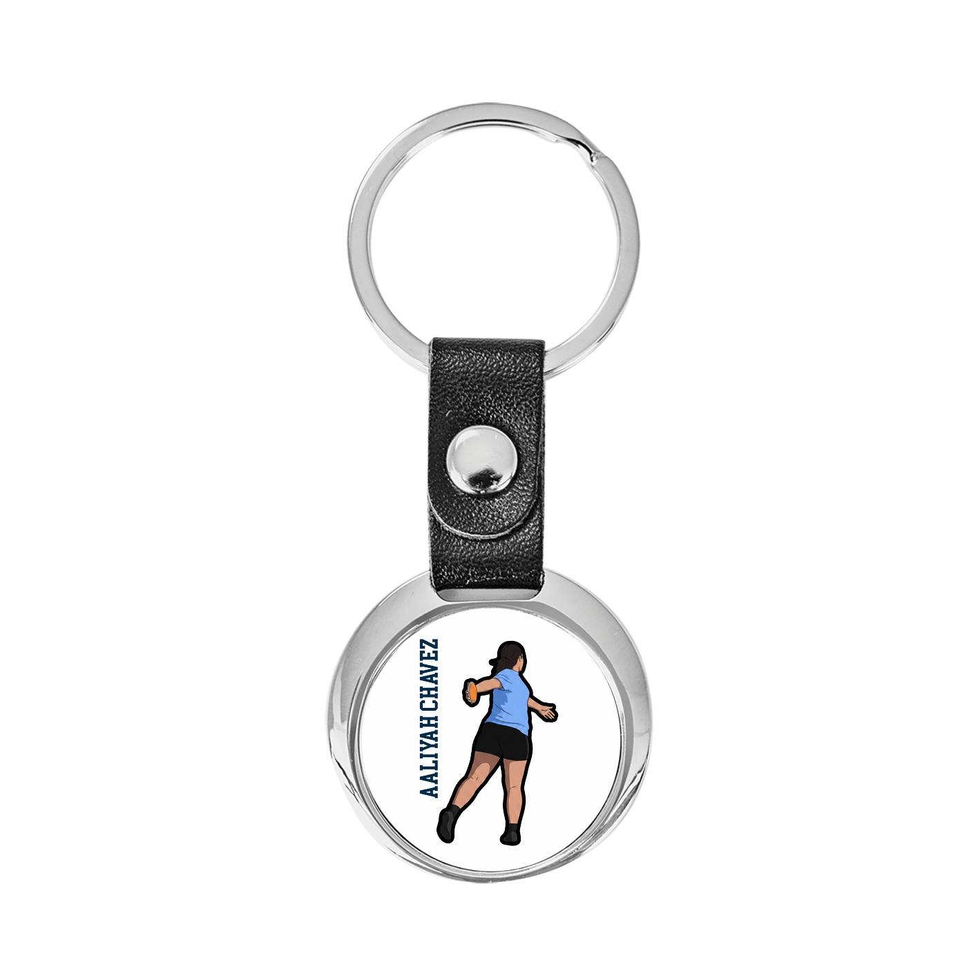 Key Chain — Name Vertical in Classic
