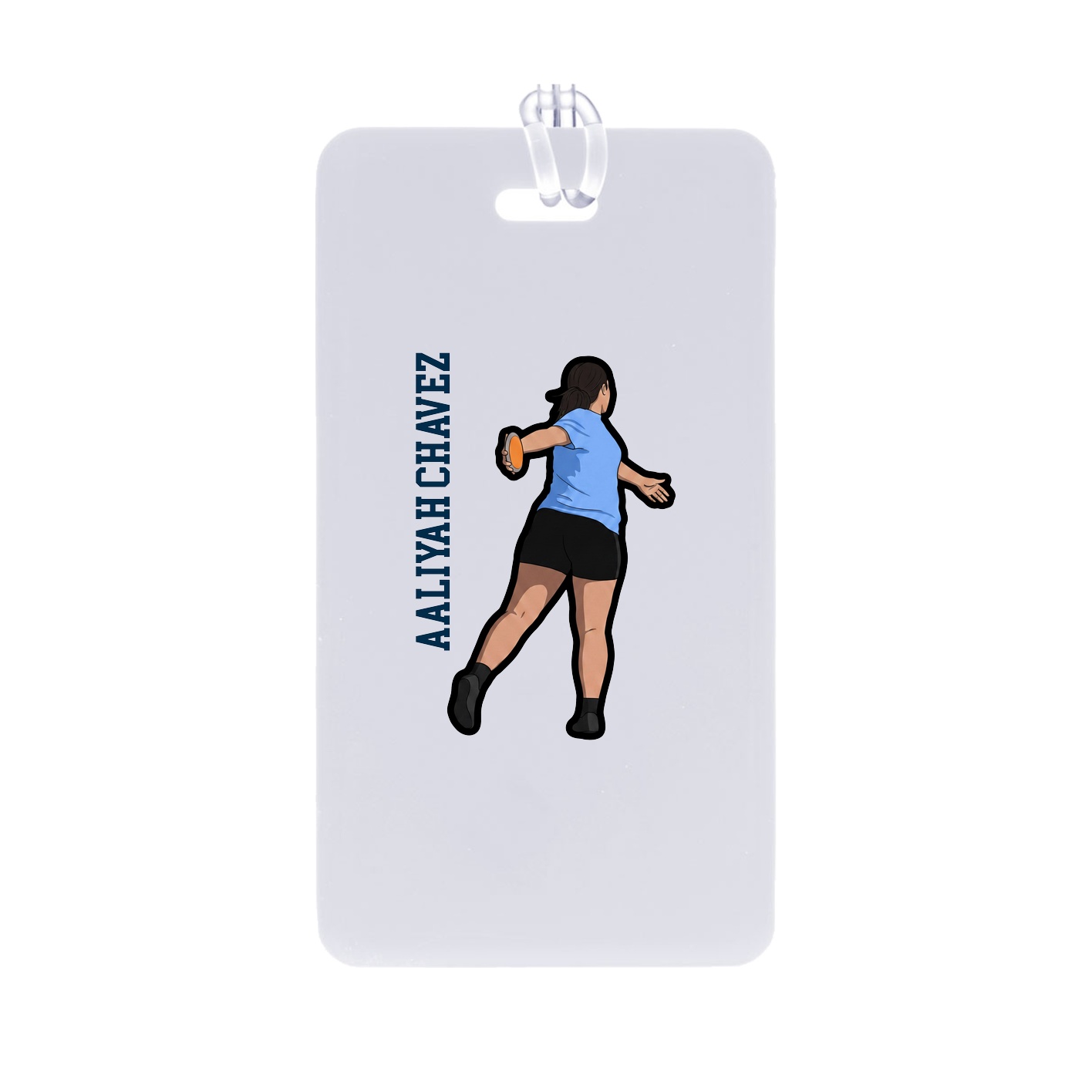 Bag Tag — Name Vertical in Classic