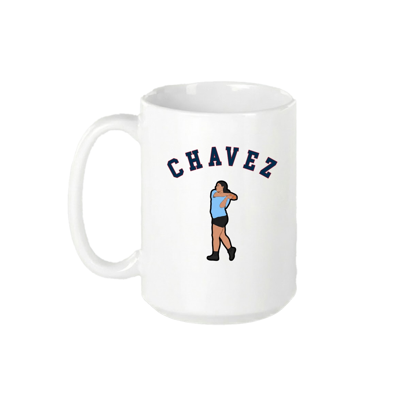 15oz Coffee Mug — Shirsey Arch in White