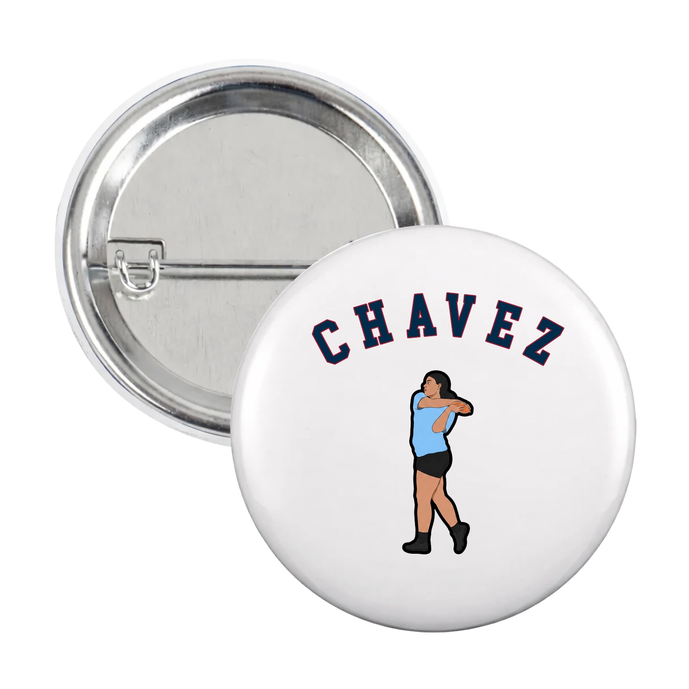 Game Day Button — Shirsey Arch in White